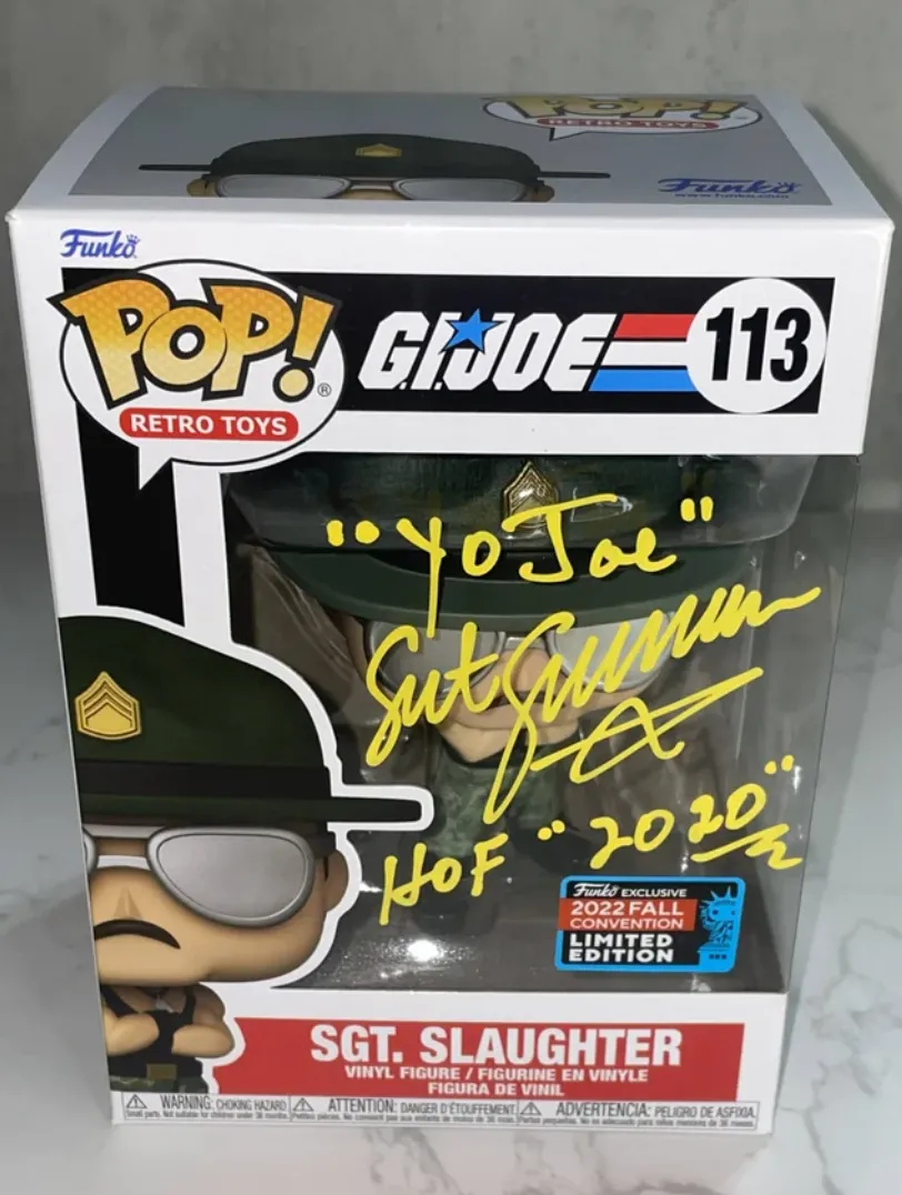 Product image for Funko: GI Joe Signed "Sgt. Slaughter"