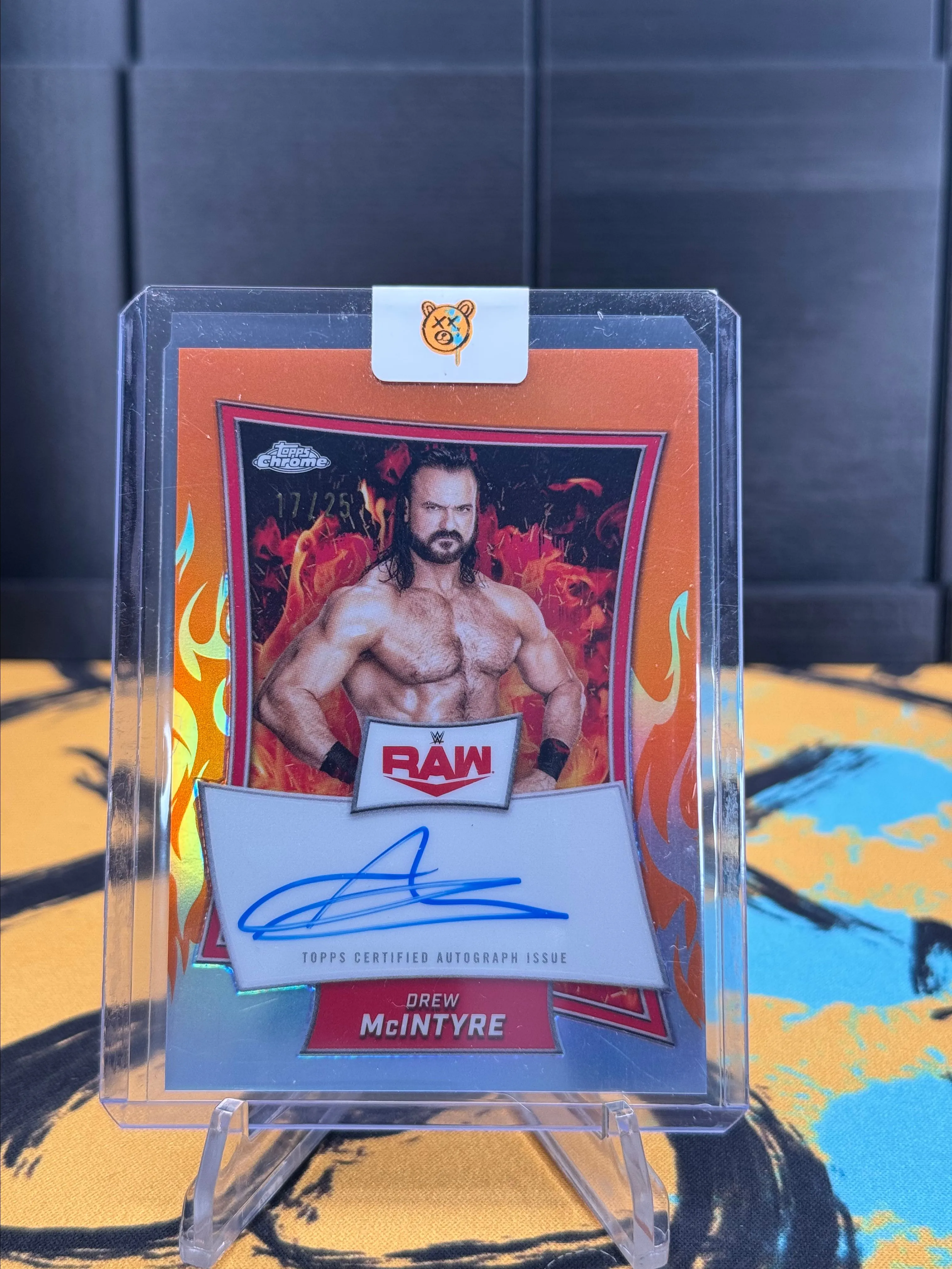 Product image for WWE 2025 Drew McIntyre Orange /25