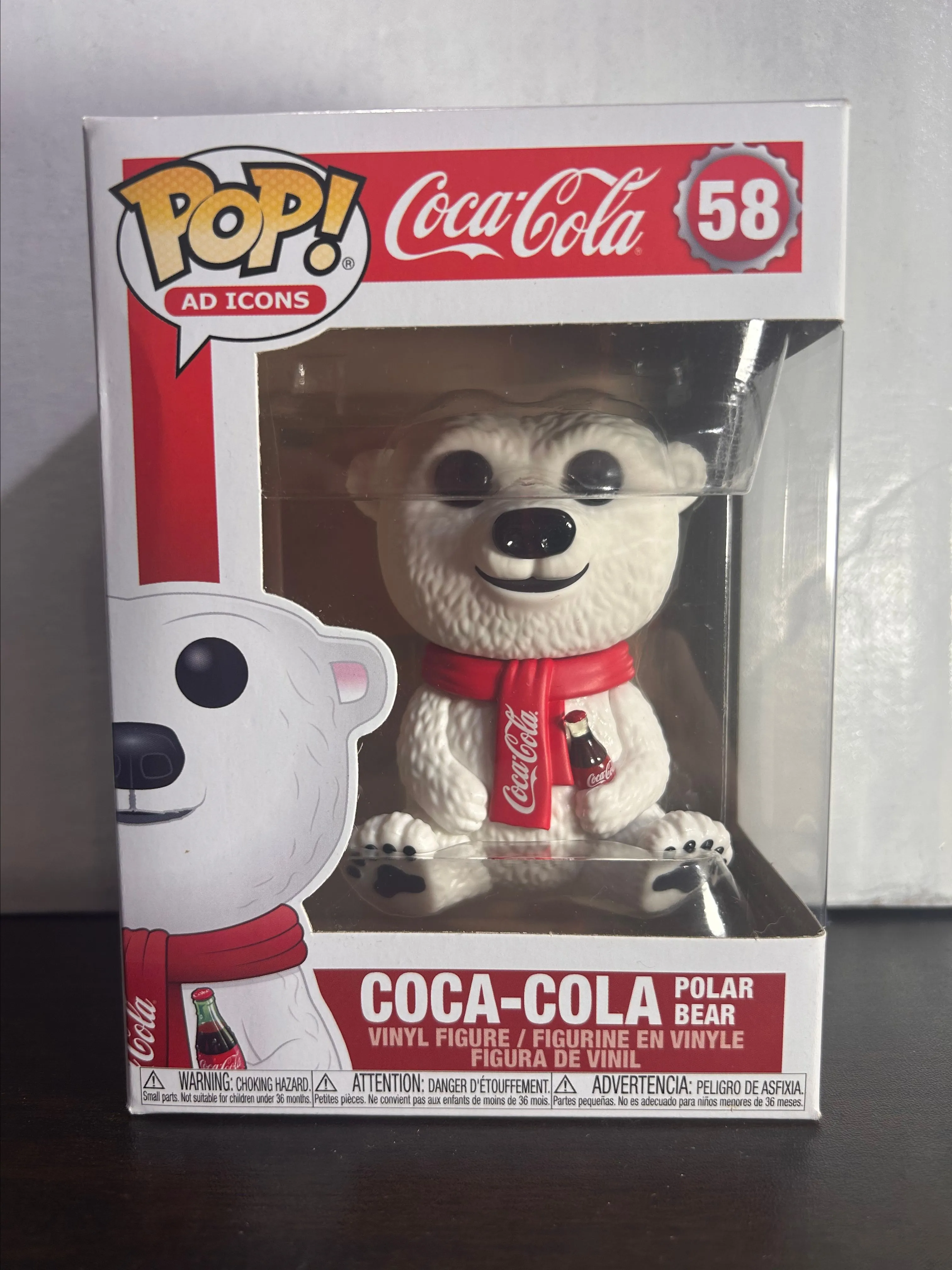 Product image for Coca-Cola Polar Bear As Icons Funko Pop 58 With Protector