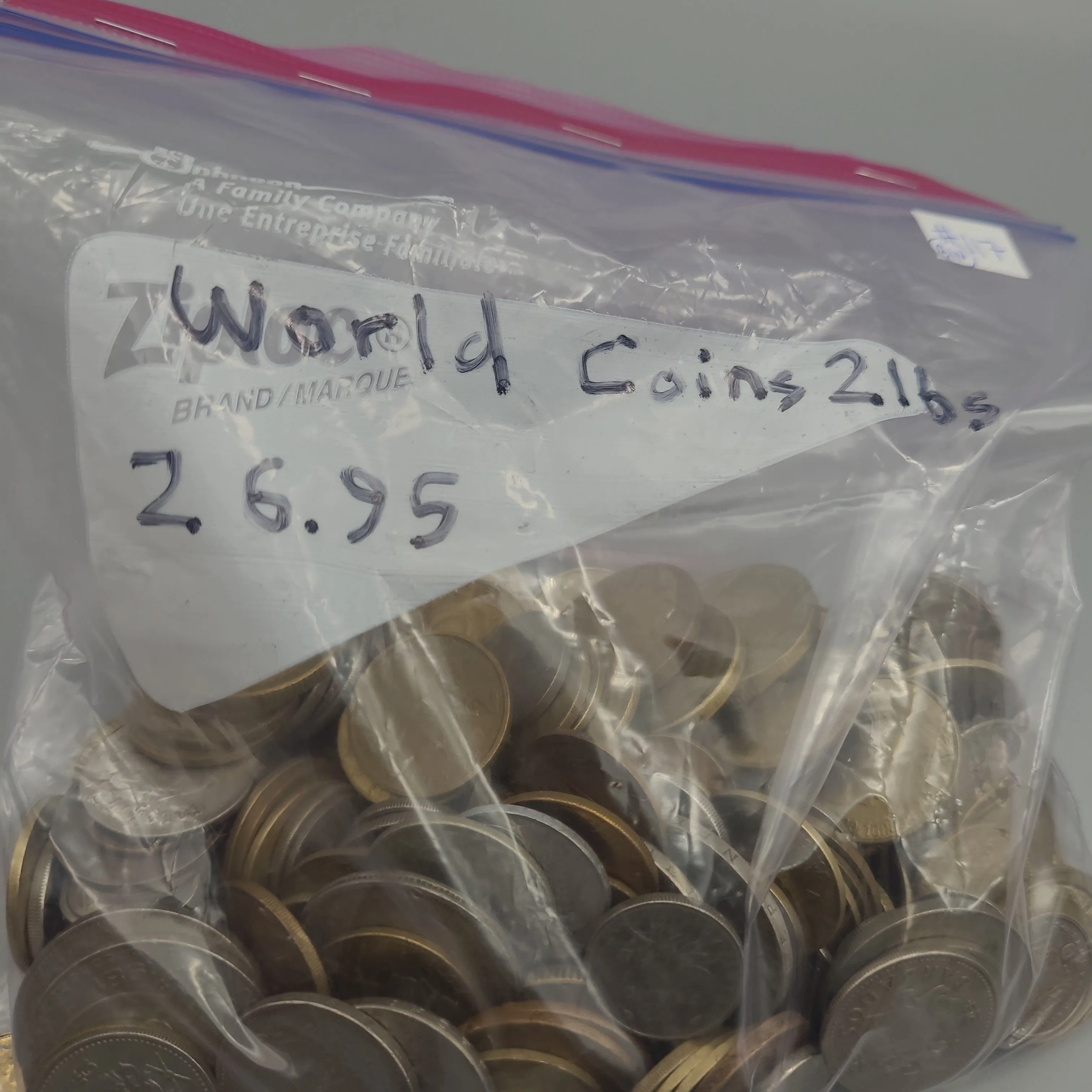 Product image for BIN#117 2LBS of mixed World Coins