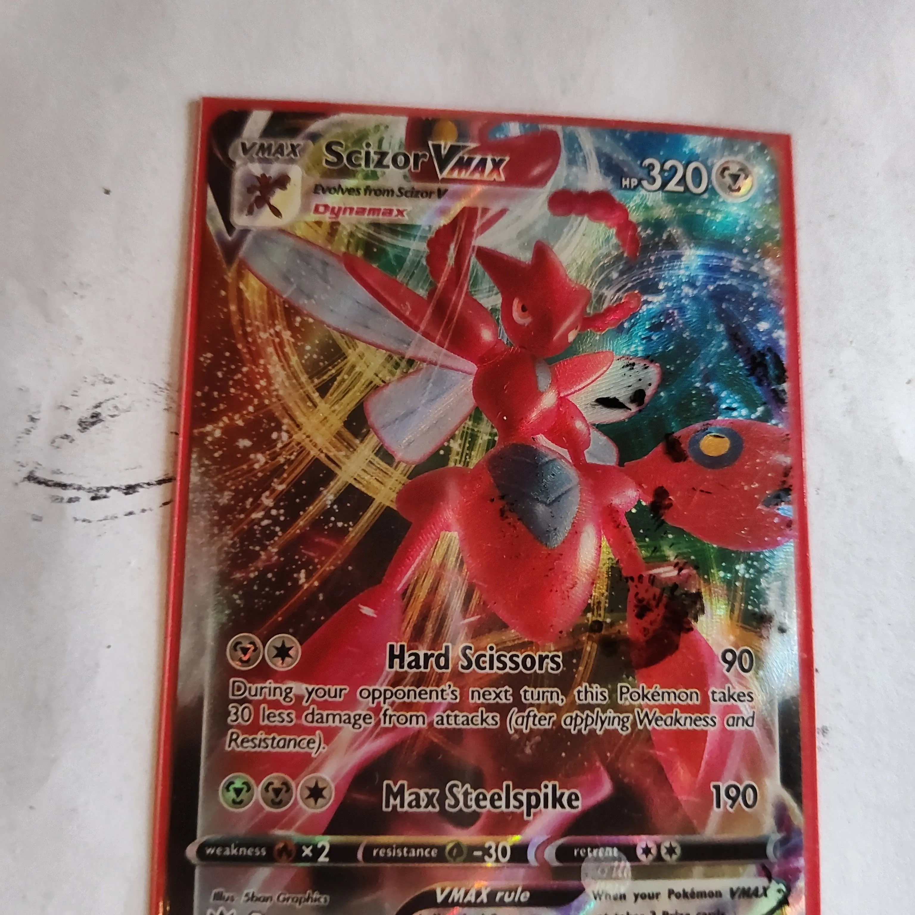 Product image for Pokemon full art foil Scizor Vmax 119/189