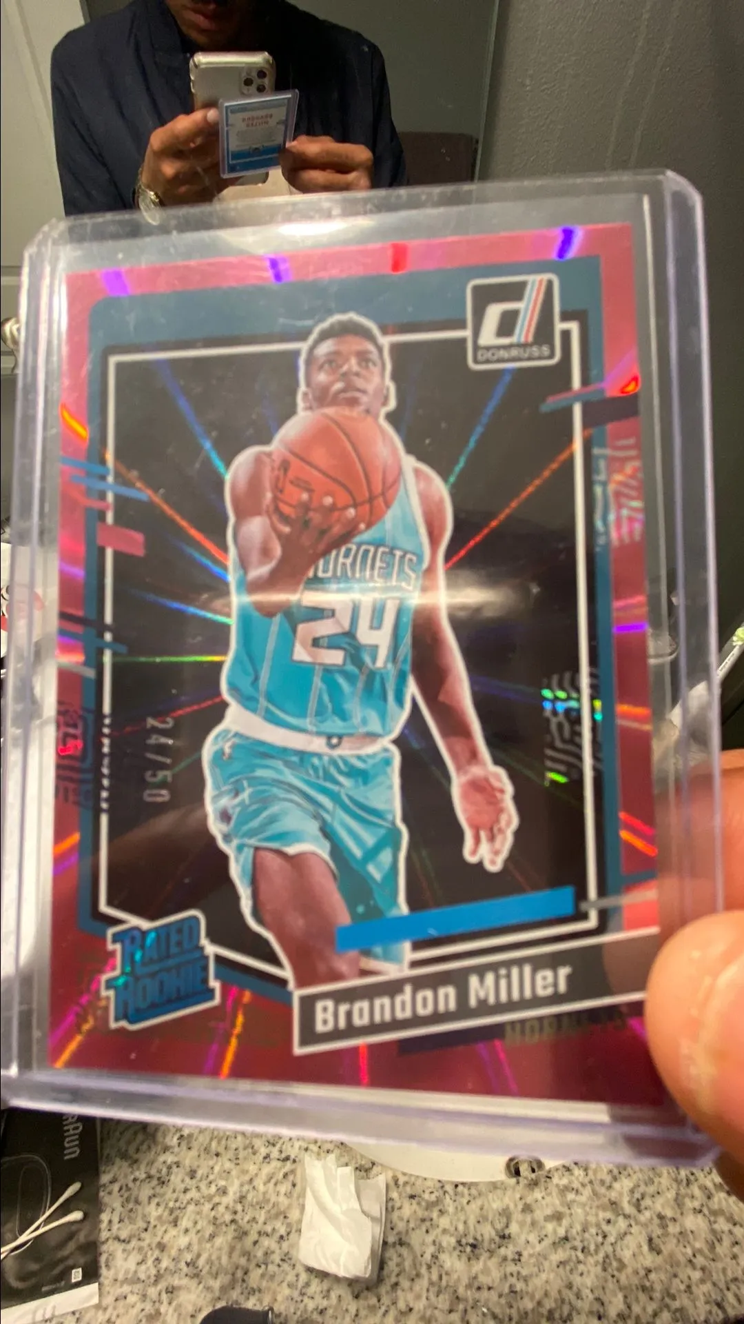 Product image for Brandon Miller rc 24/50 (number-match)