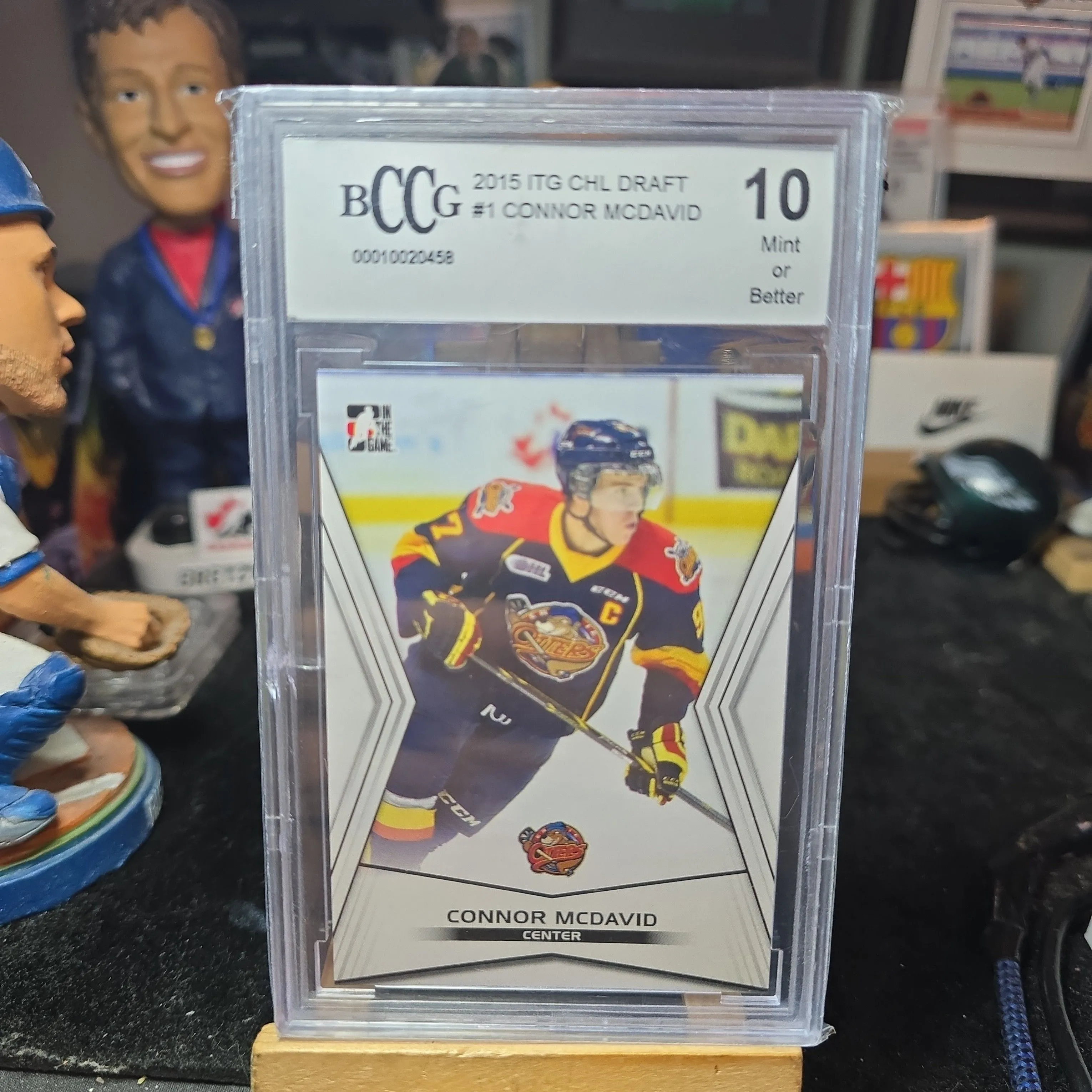 Product image for 2014 leaf CONNOR MCDAVID pre-RC gem mint