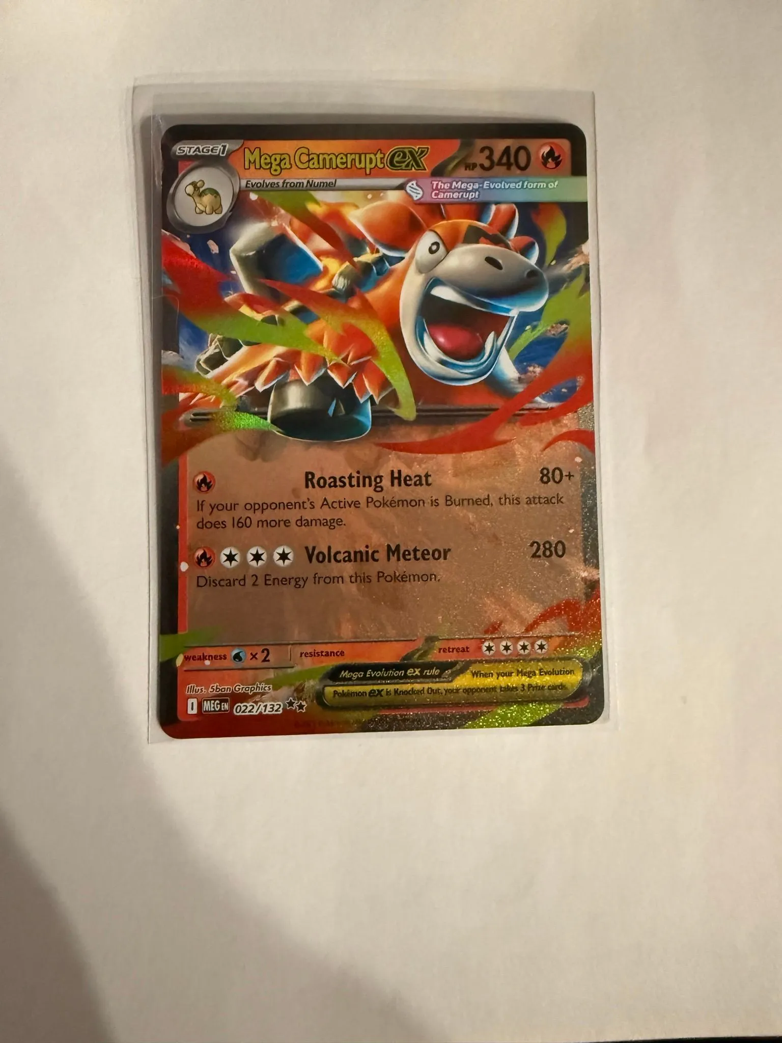 pokemon mega camerupt card M Camerupt EX Premium Collection - Promos