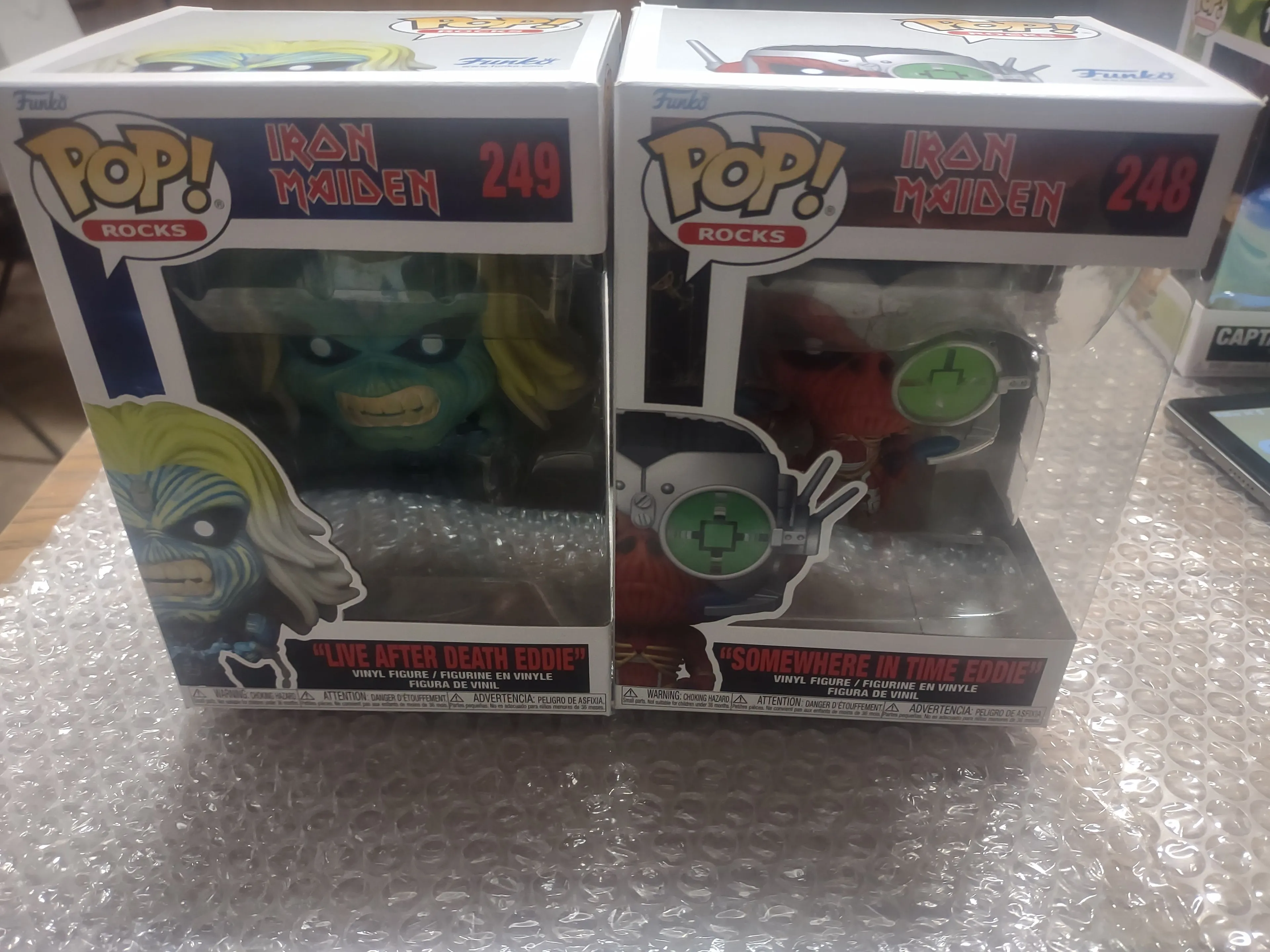 Product image for Iron maiden- 2 Pop Set -Live After Death Eddie and Somewhere in a time Eddie 