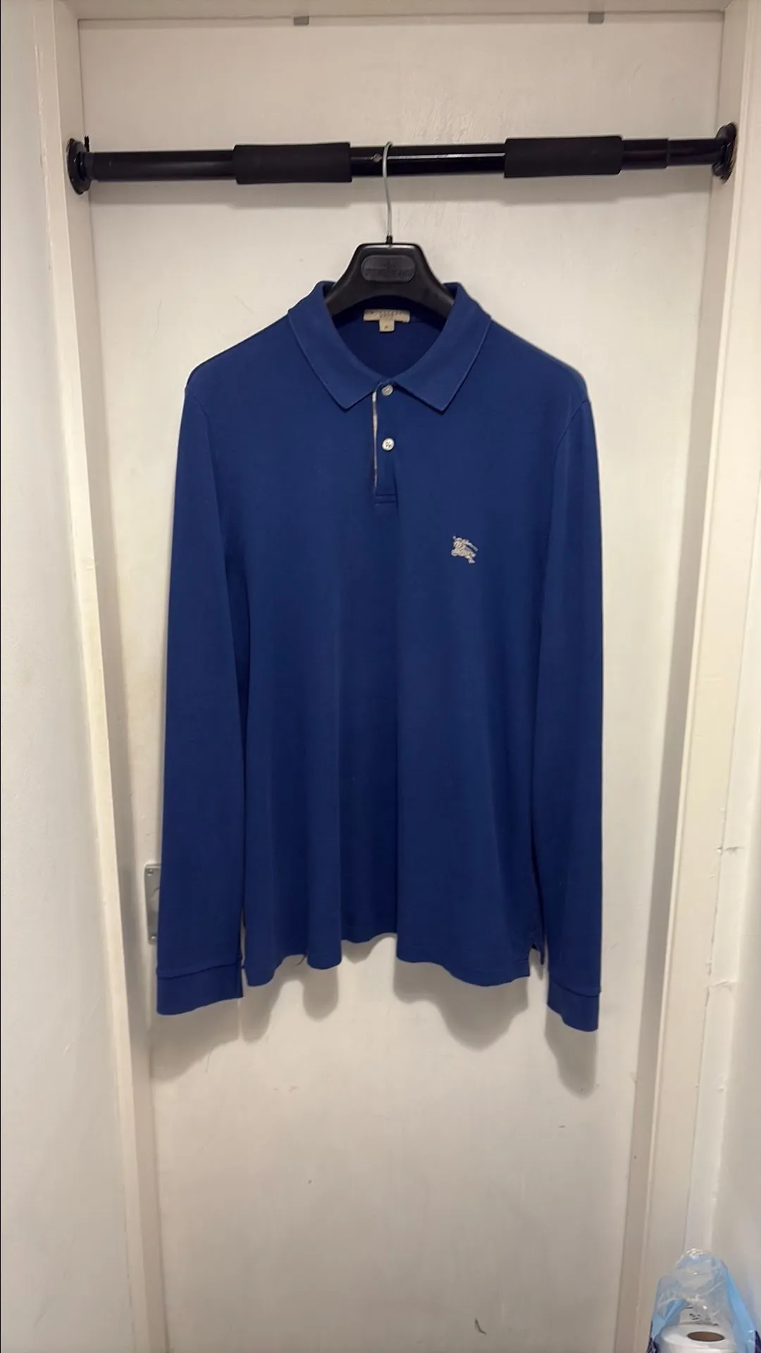 Product image for Burberry long sleeve polo