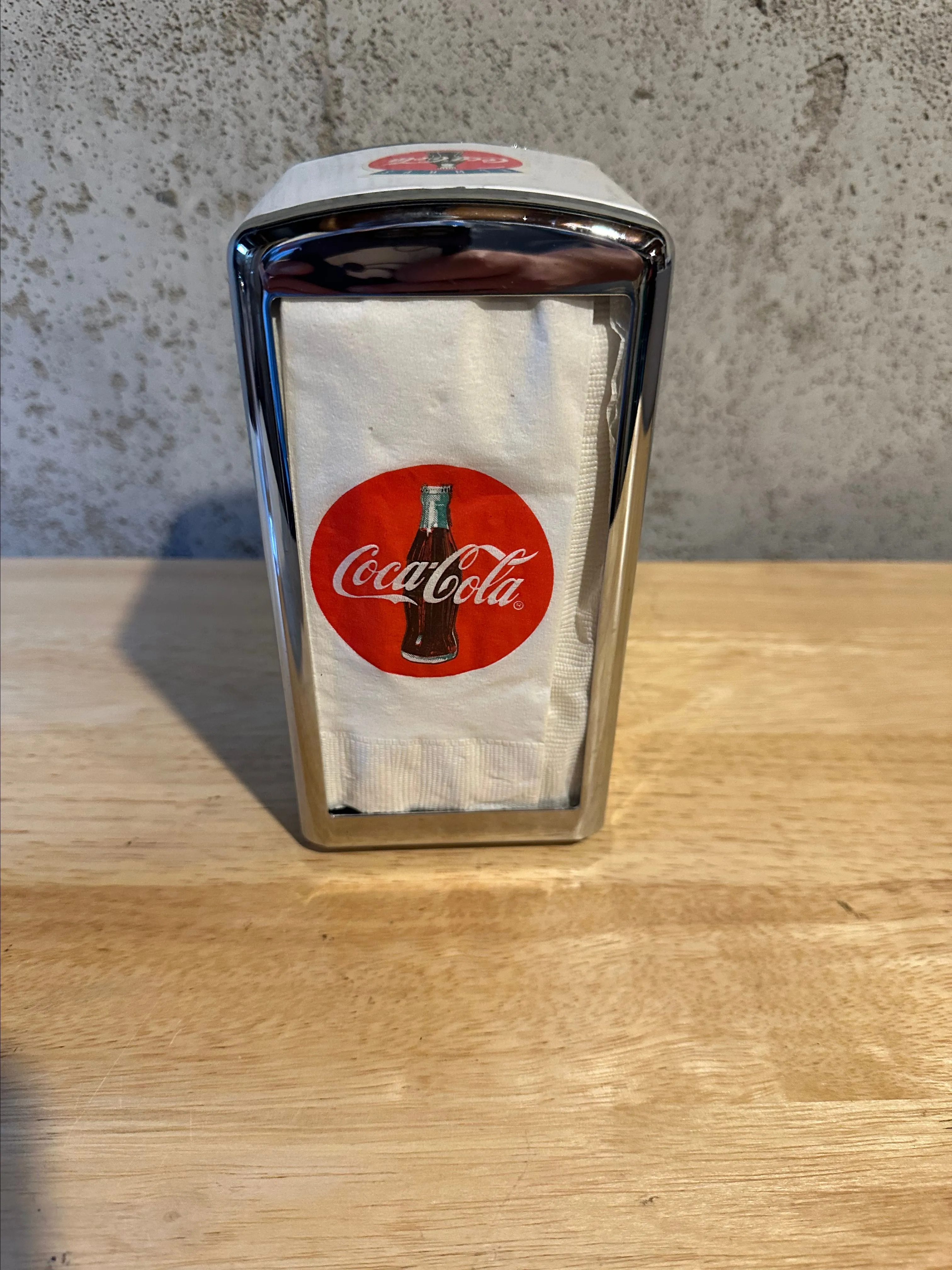 Product image for Coca-Cola Always Cool Napkin Dispenser (c. 1994)