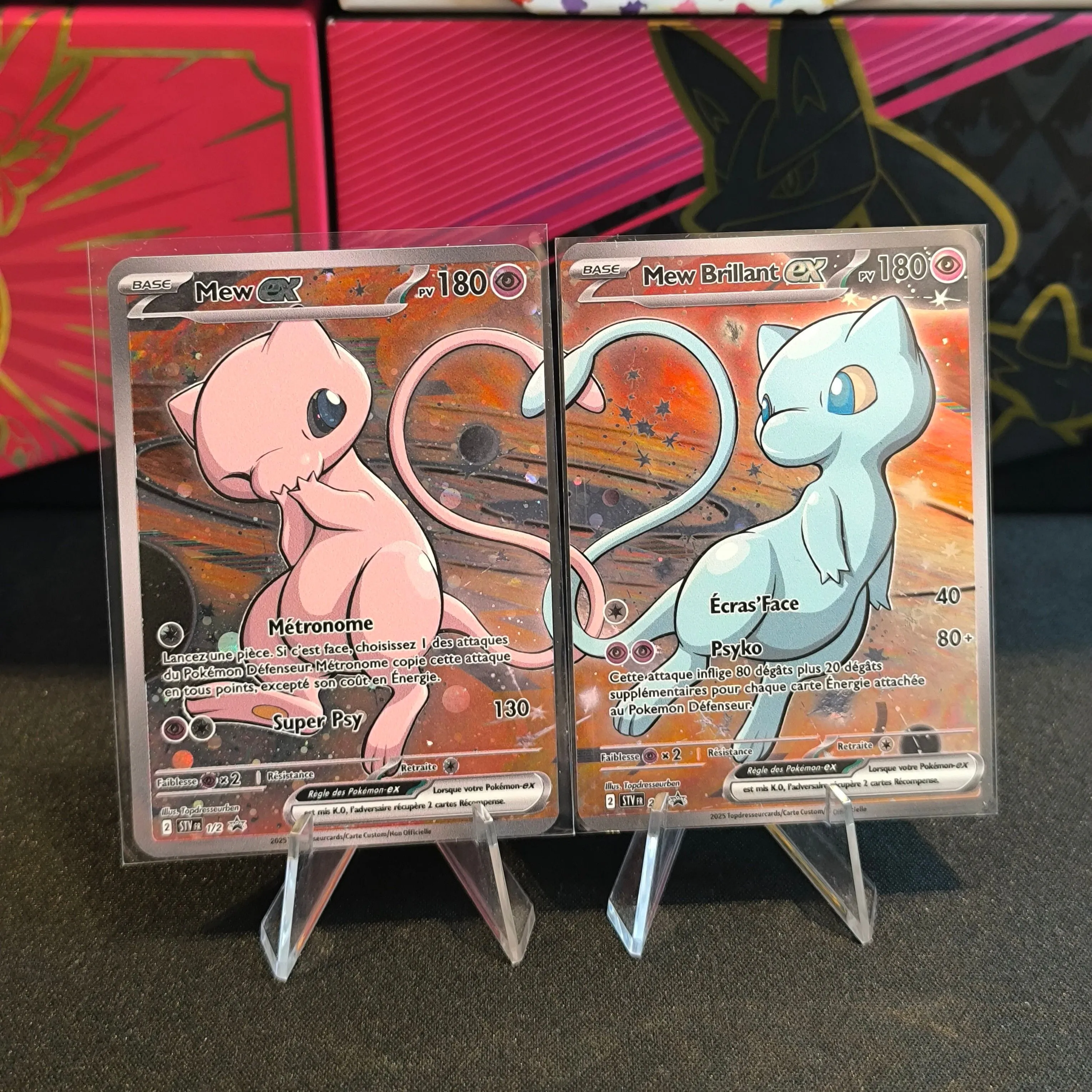 Product image for Duo de Mew Holo - Cartes non officielles 