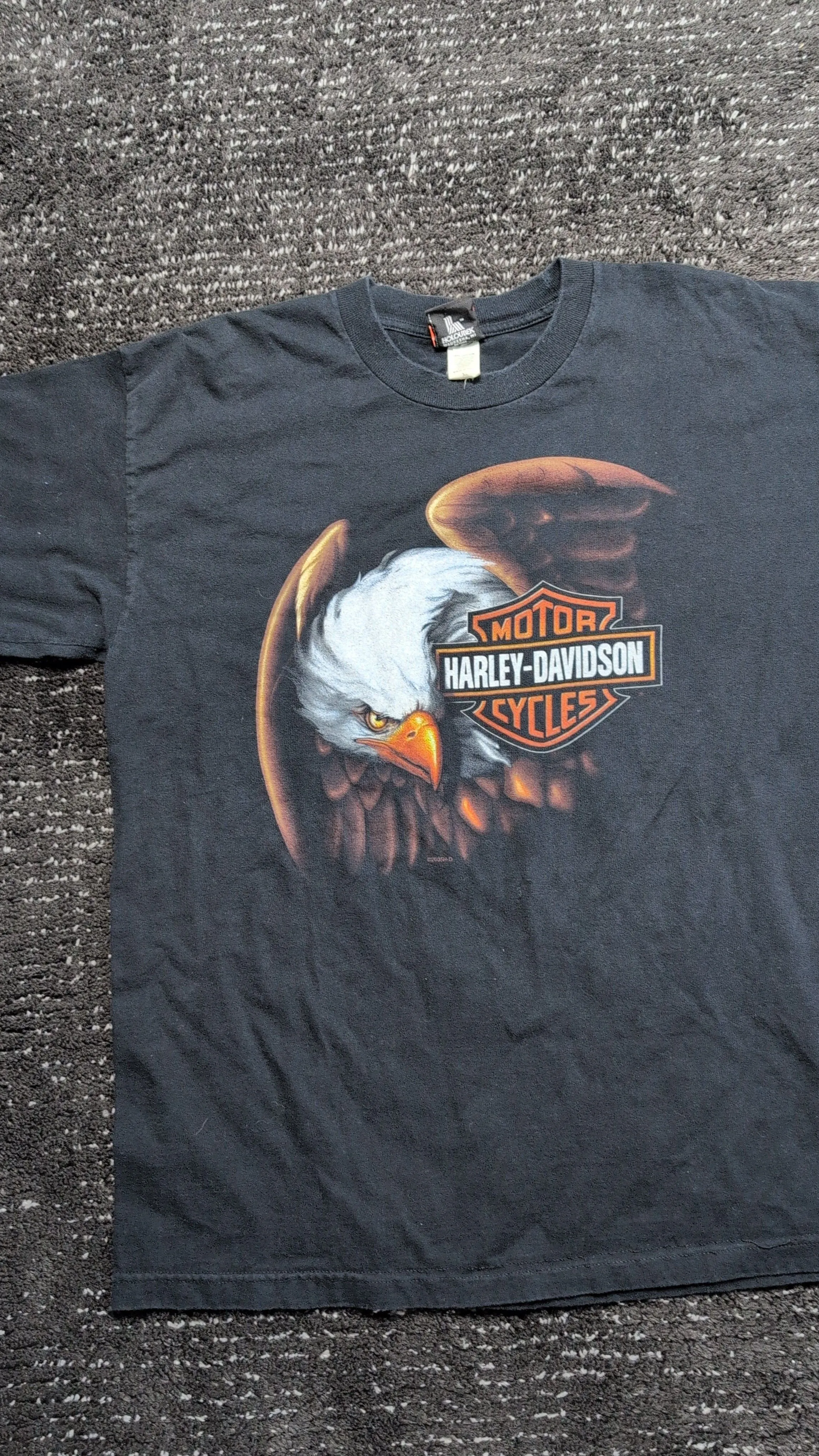 Product image for Y2K Harley Davidson Eagle Shirt XL