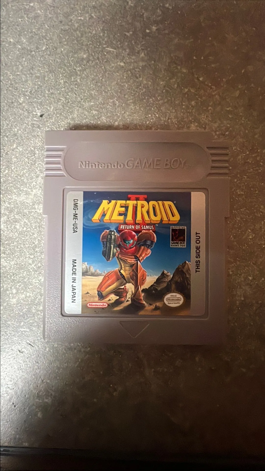 Product image for Metroid 2 Return of Samus Player's Choice (Gameboy, 1991) Cartridge Only WORKS