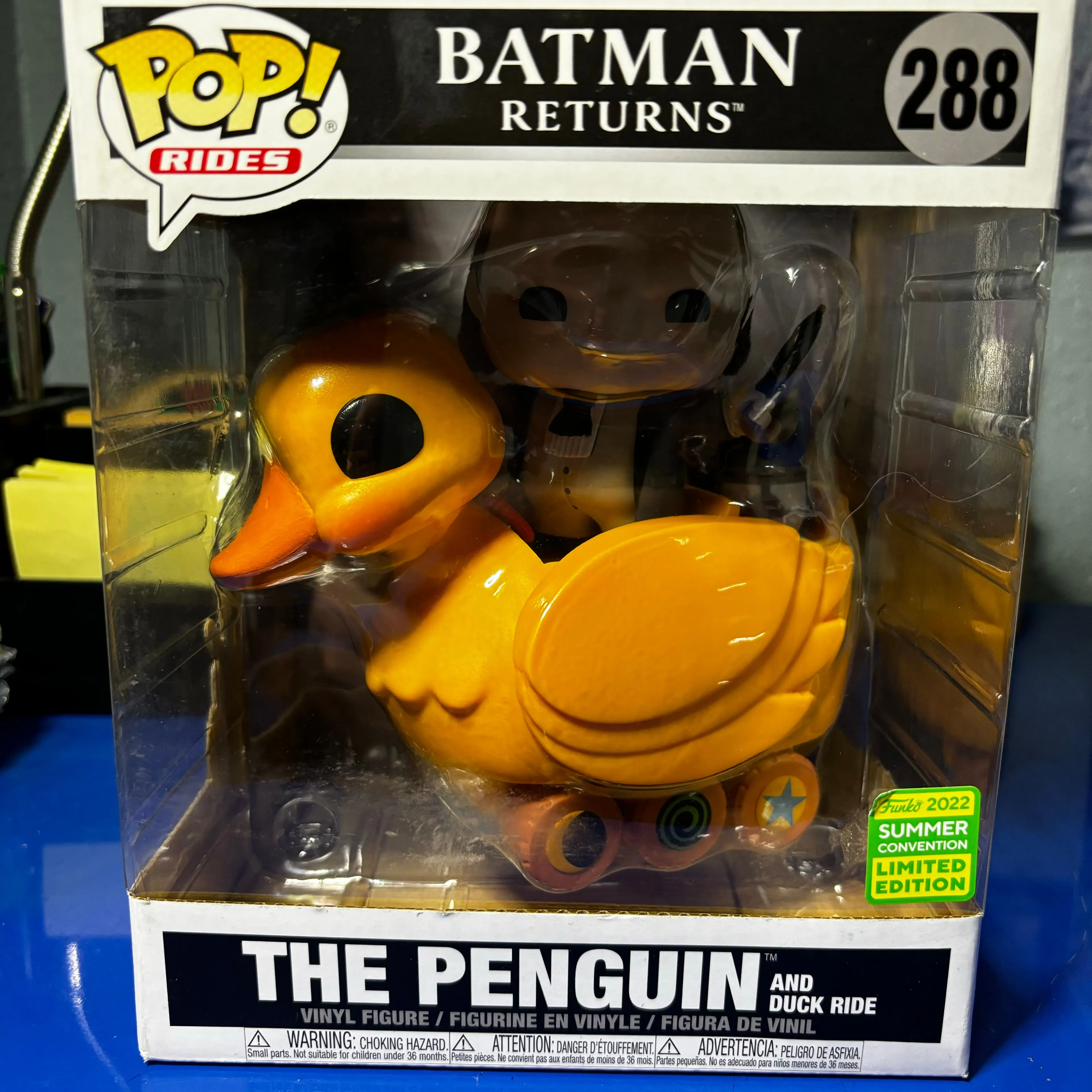 The penguin and duck ride (summer convention) from Batman returns