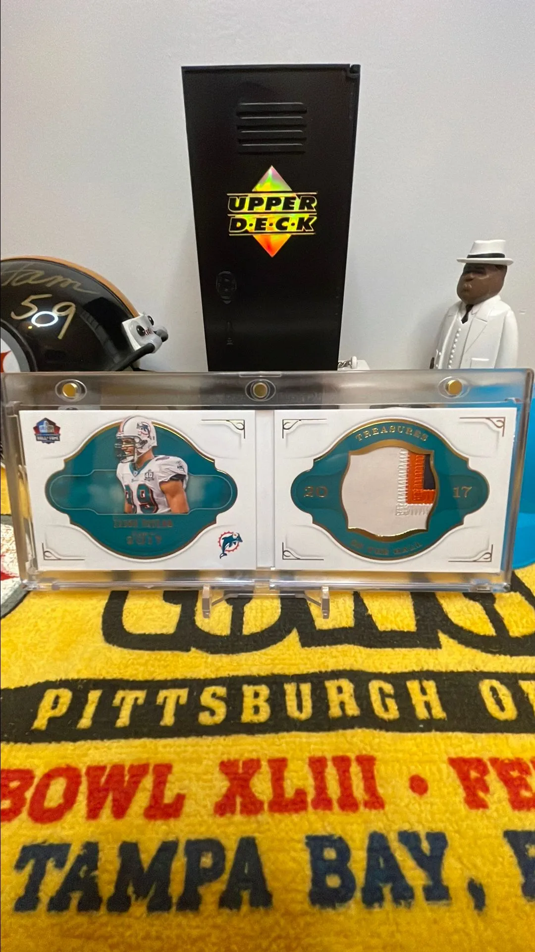 Product image for Jason Taylor National Treasures "Treasures Of The Hall" 9/10 SICK Player worn/used