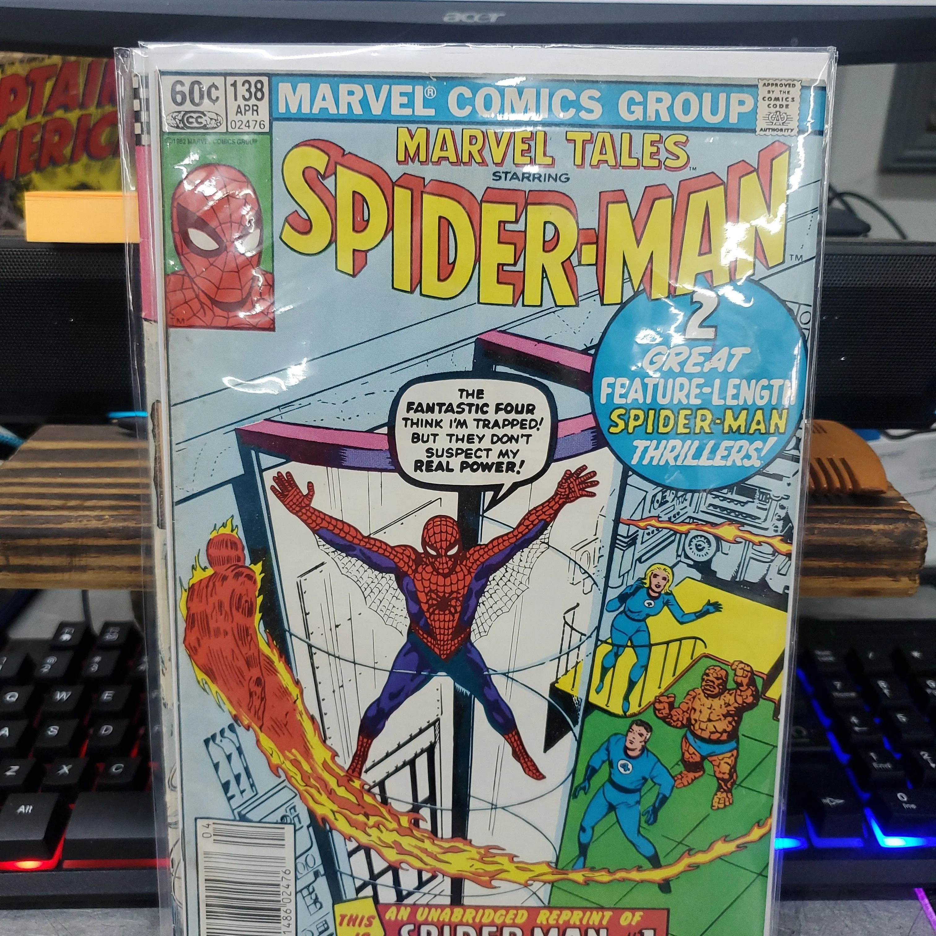 Product image for Marvel Tales #138 ( Reprints ASM 1 Stan Lee/Steve Ditko) KEY HTF 1982