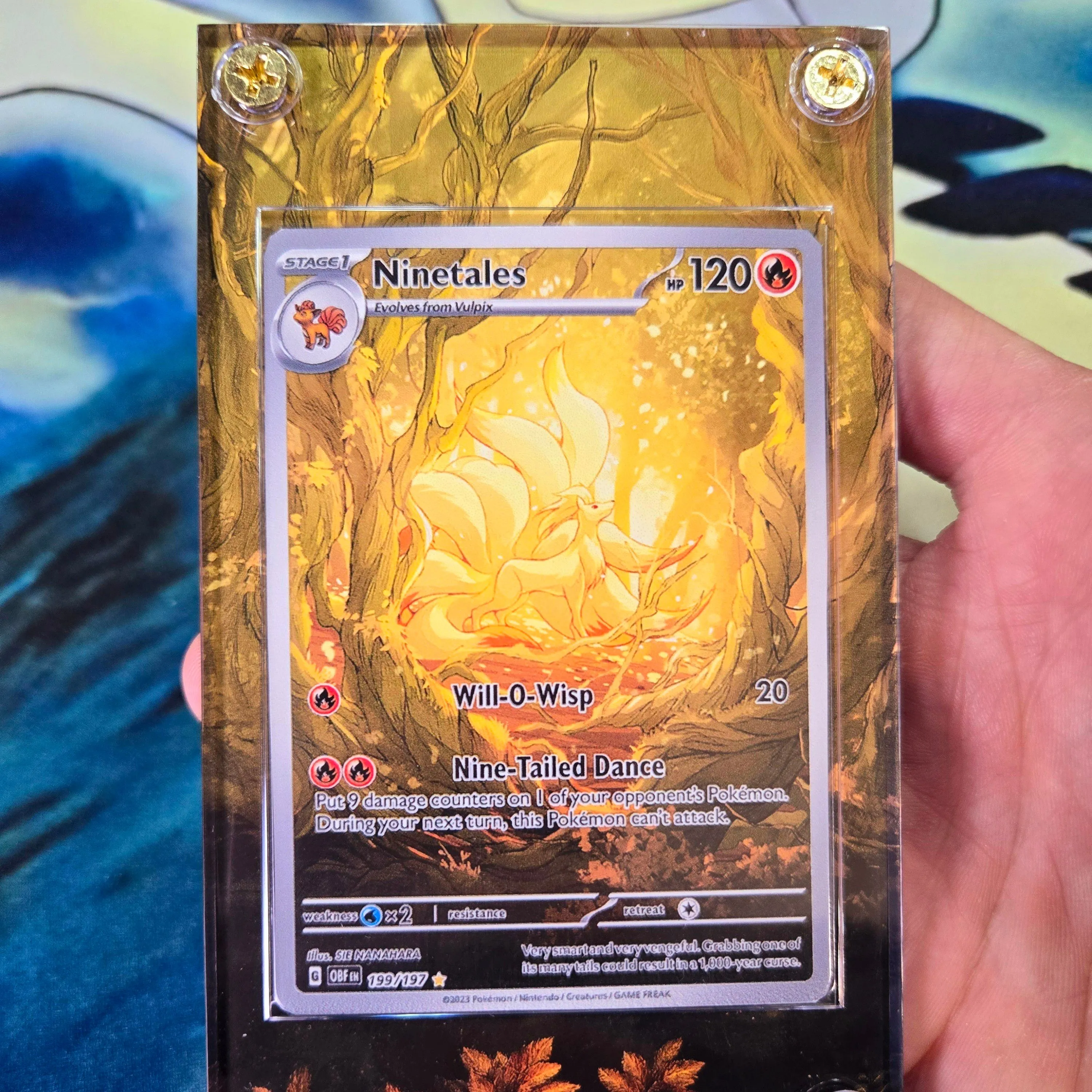 gold ninetales pokemon card Ninetales Break - 16/108 Ultra Rare Holo main image 1
