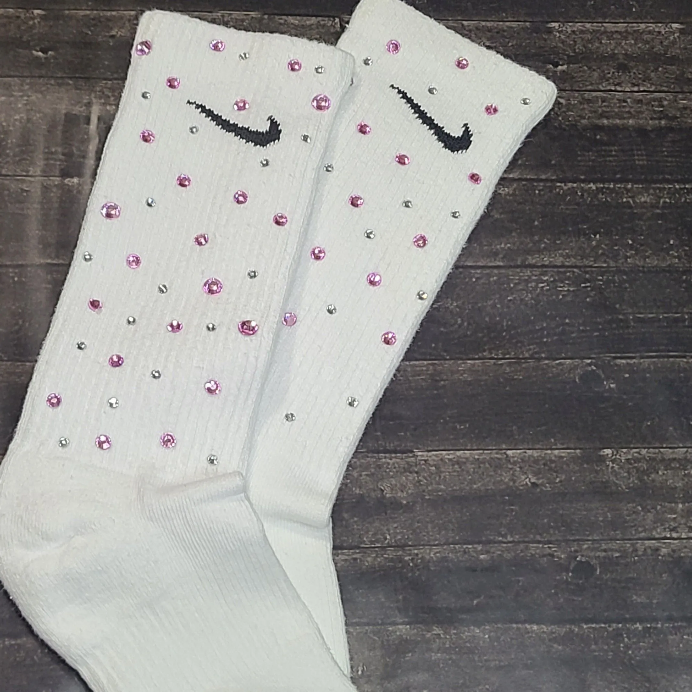 Product image for Custom Bling Socks | pink