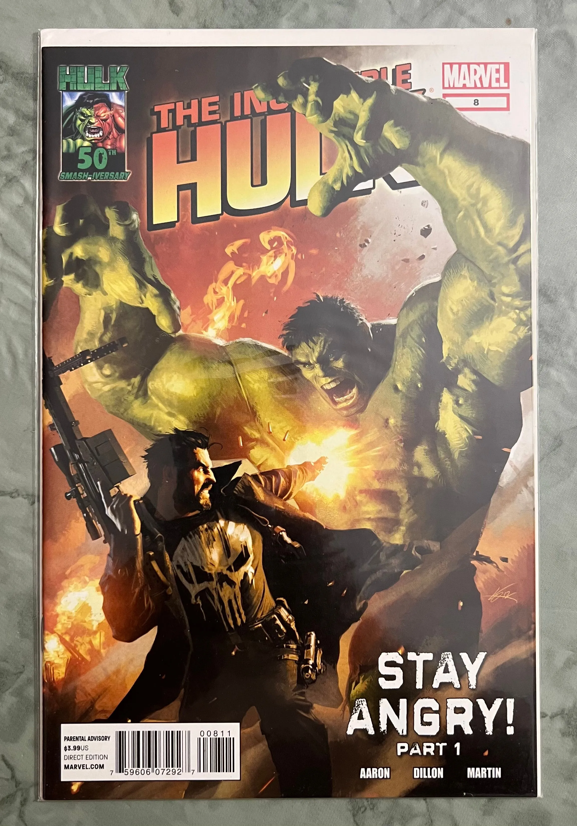 Product image for INCREDIBLE HULK 8 STAY ANGRY PUNISHER 2012