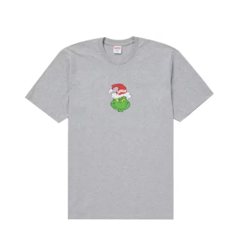 Product image for Supreme Grinch Tee Grey - size L