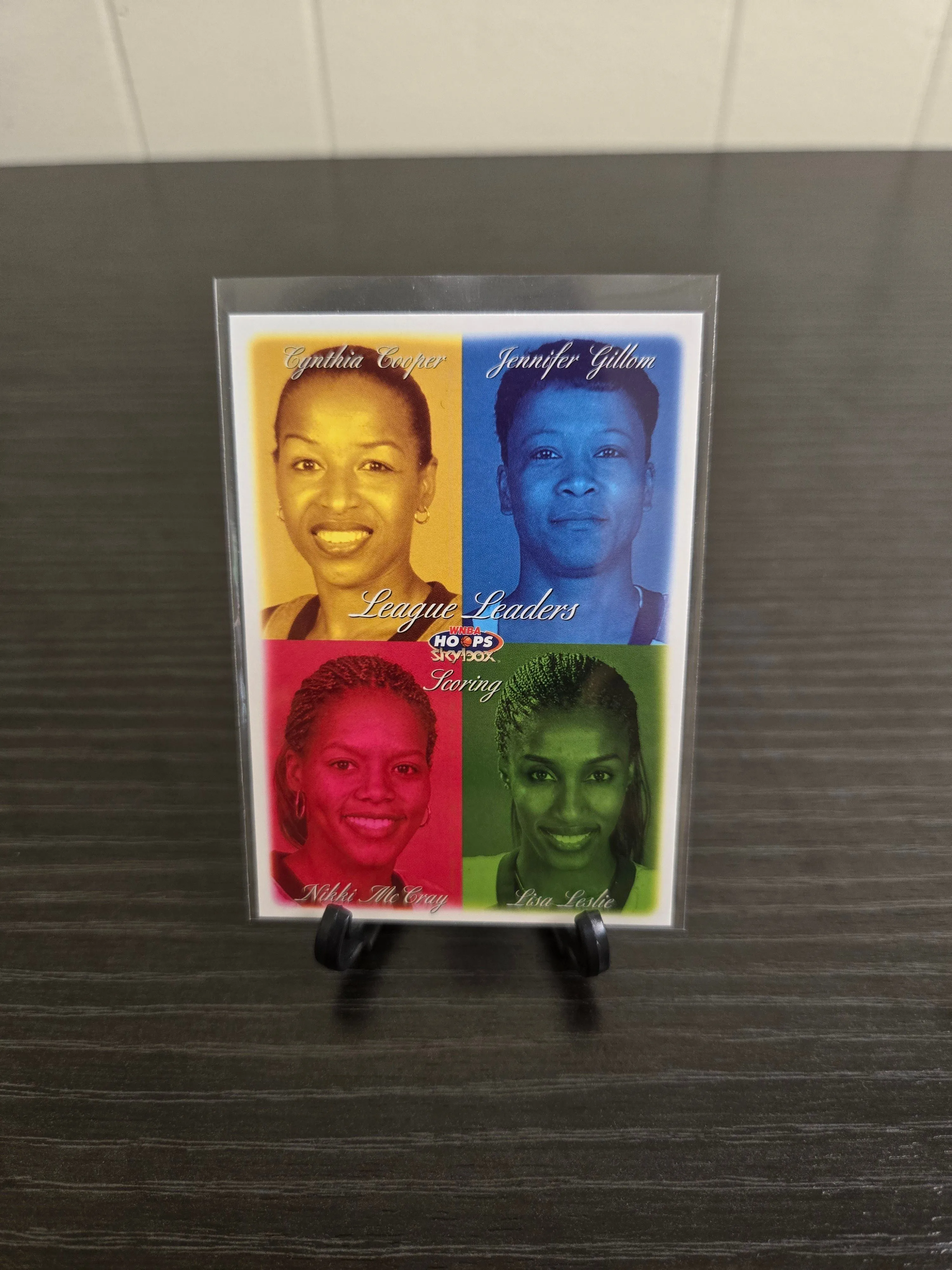 Product image for WNBA 1999 Hoops League Leaders Lisa Leslie Cynthia Cooper basketball card 