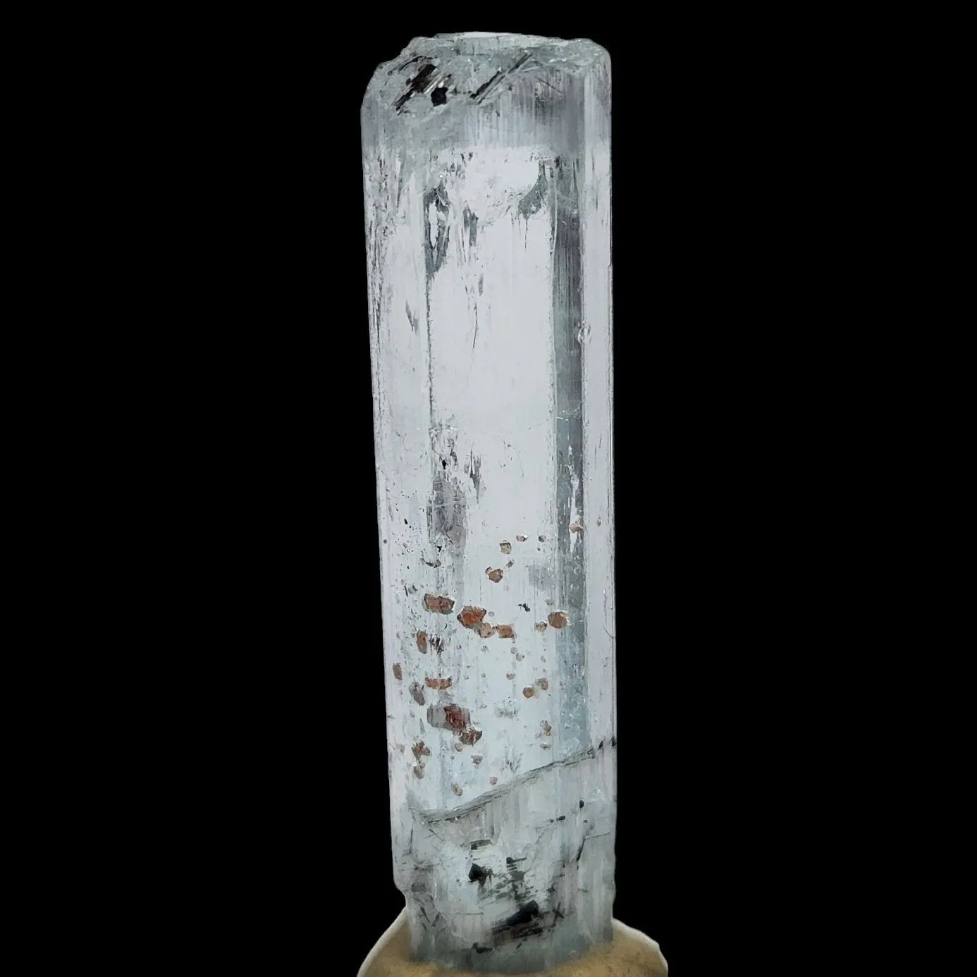 Product image for Aquamarine w Garnet and Black Tourmaline Inclusions 8.2g
175 Shipped
Location: Skardu Valley, Pakist