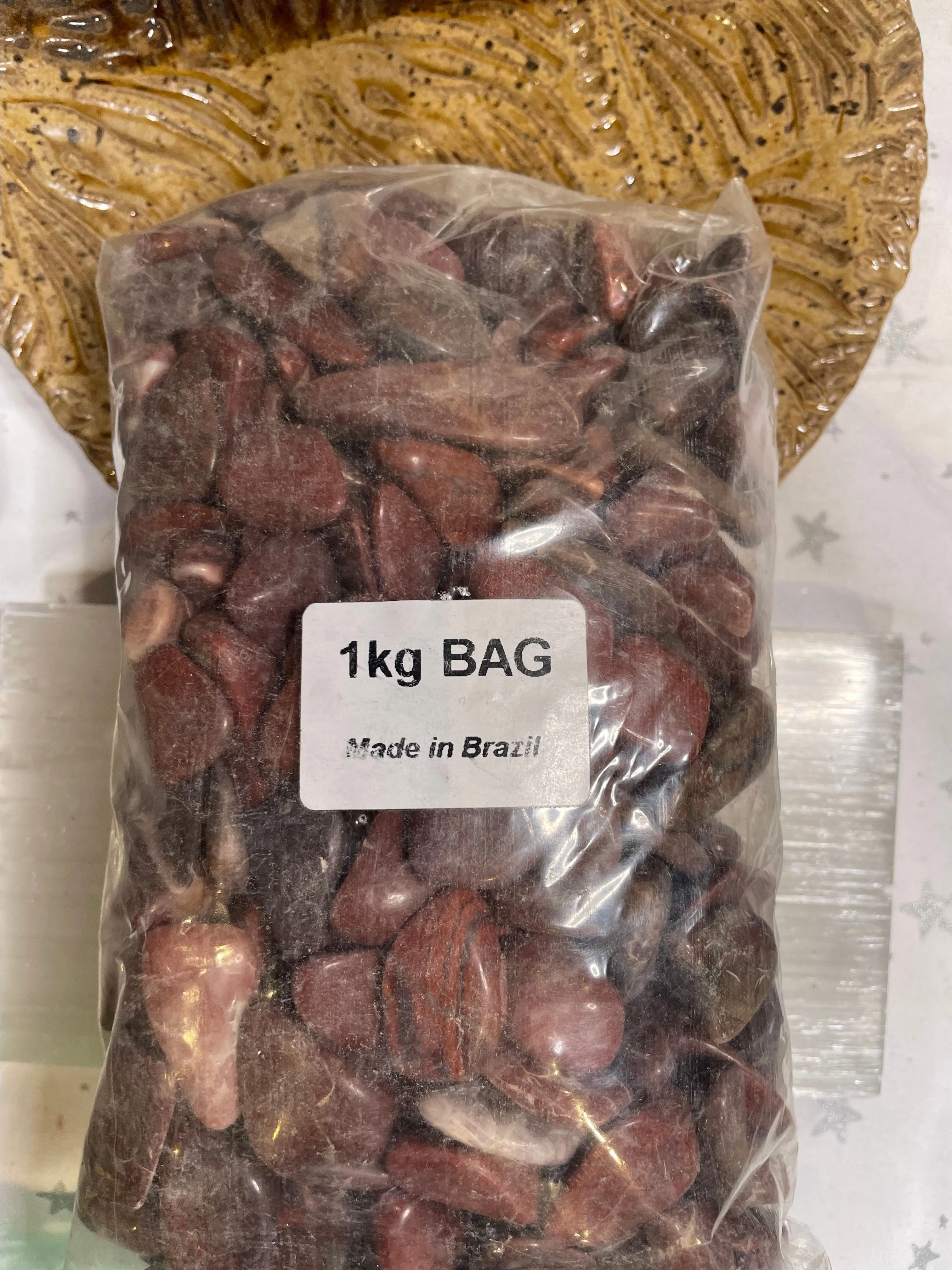 Product image for Red Dolamite tumble stones 1kg