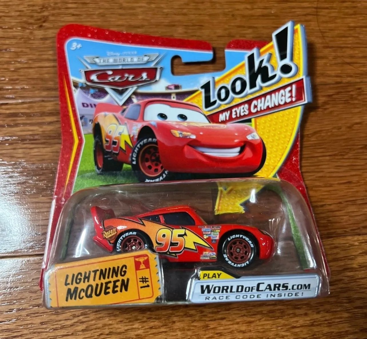 Product image for Disney Pixar Car Lightning McQueen Eyes Changes Vintage