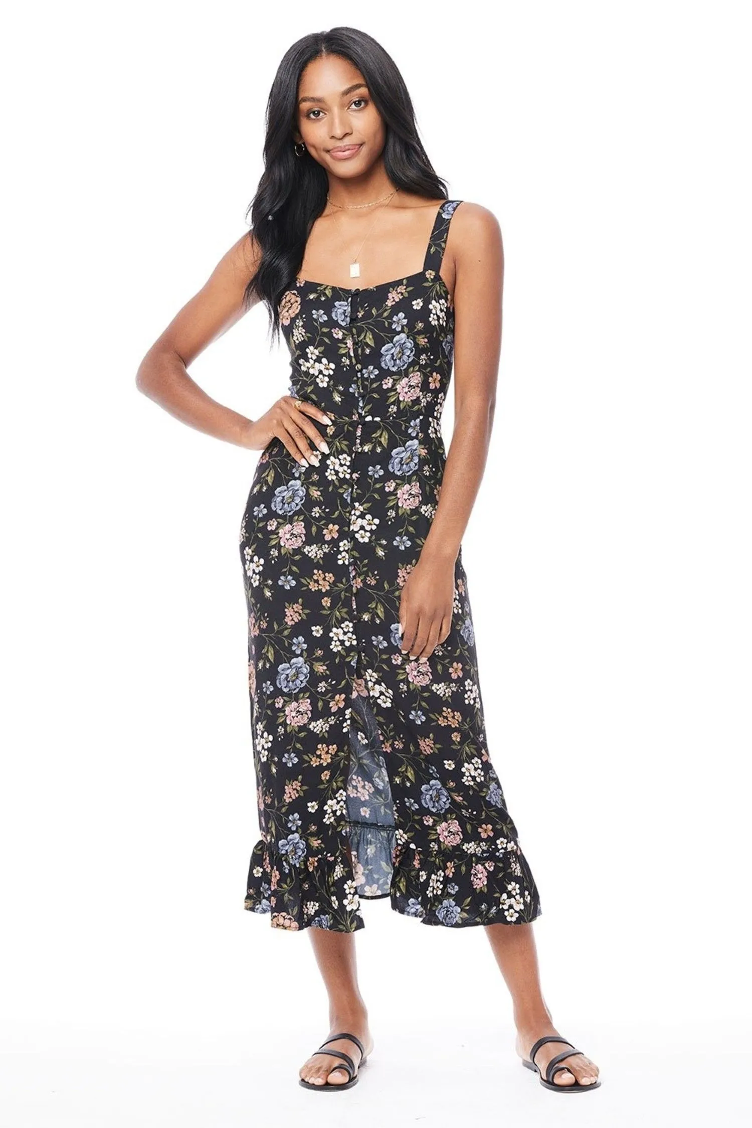 Product image for 10. Saltwater Luxe MEG MIDI DRESS S