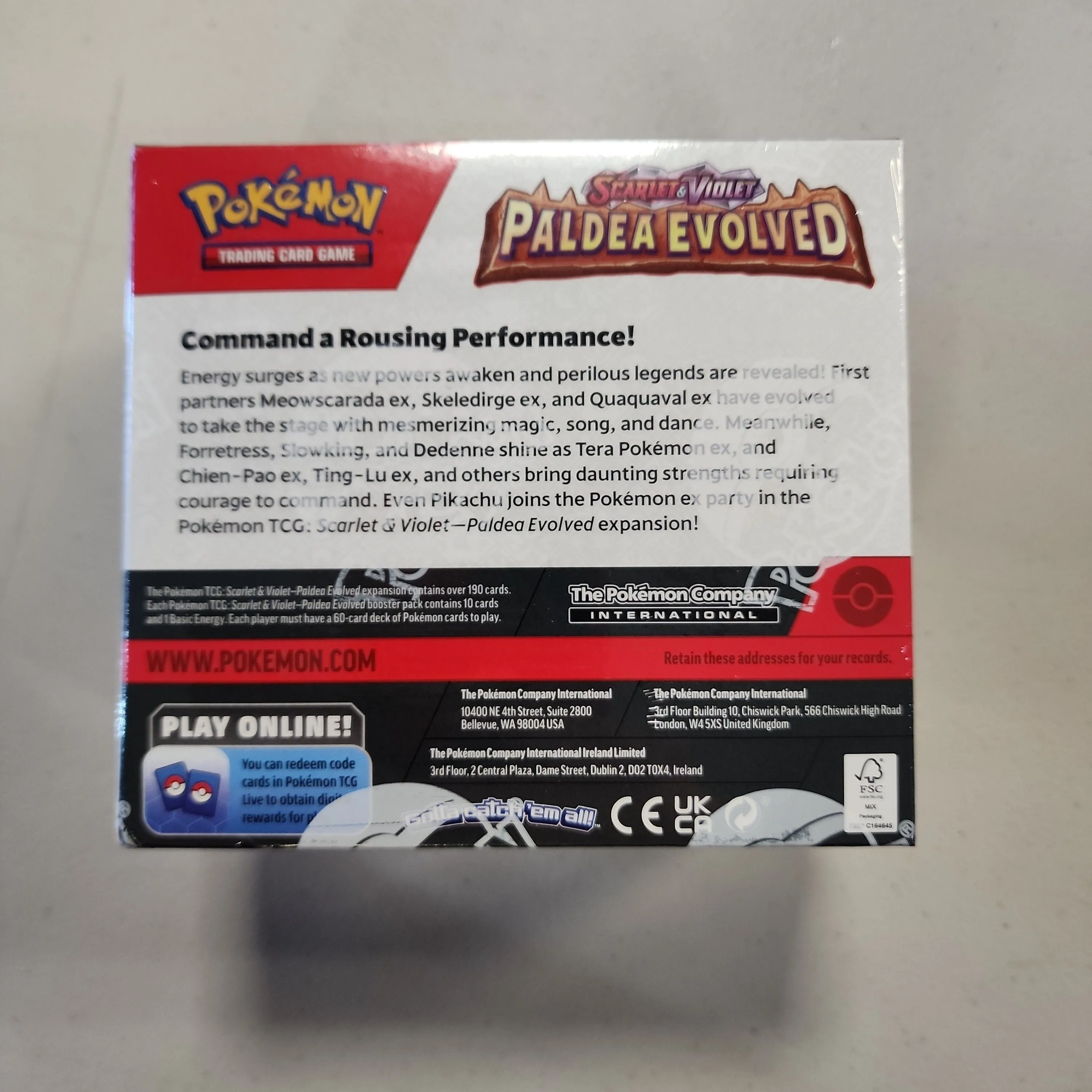 paldea evolved booster box guarantee Pokémon Paldea Evolved Booster Box main image 1