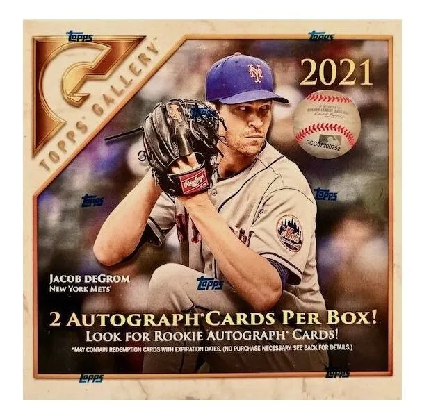 Product image for ( 2 GUARANTEED AUTOGRAPHS PER BOX - Chase Shohei & Judge) 2021 Topps Gallery Sealed Box MLB Baseball