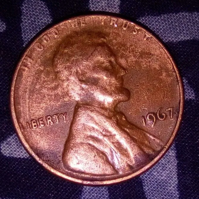 Product image for 1967 Lincoln Memorial cent DDO\ddr\stk-g