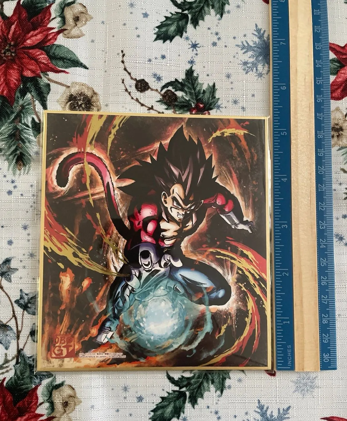 Product image for Dragon Ball Shikishi Illustration Art Board Super Saiyan 4 Vegeta