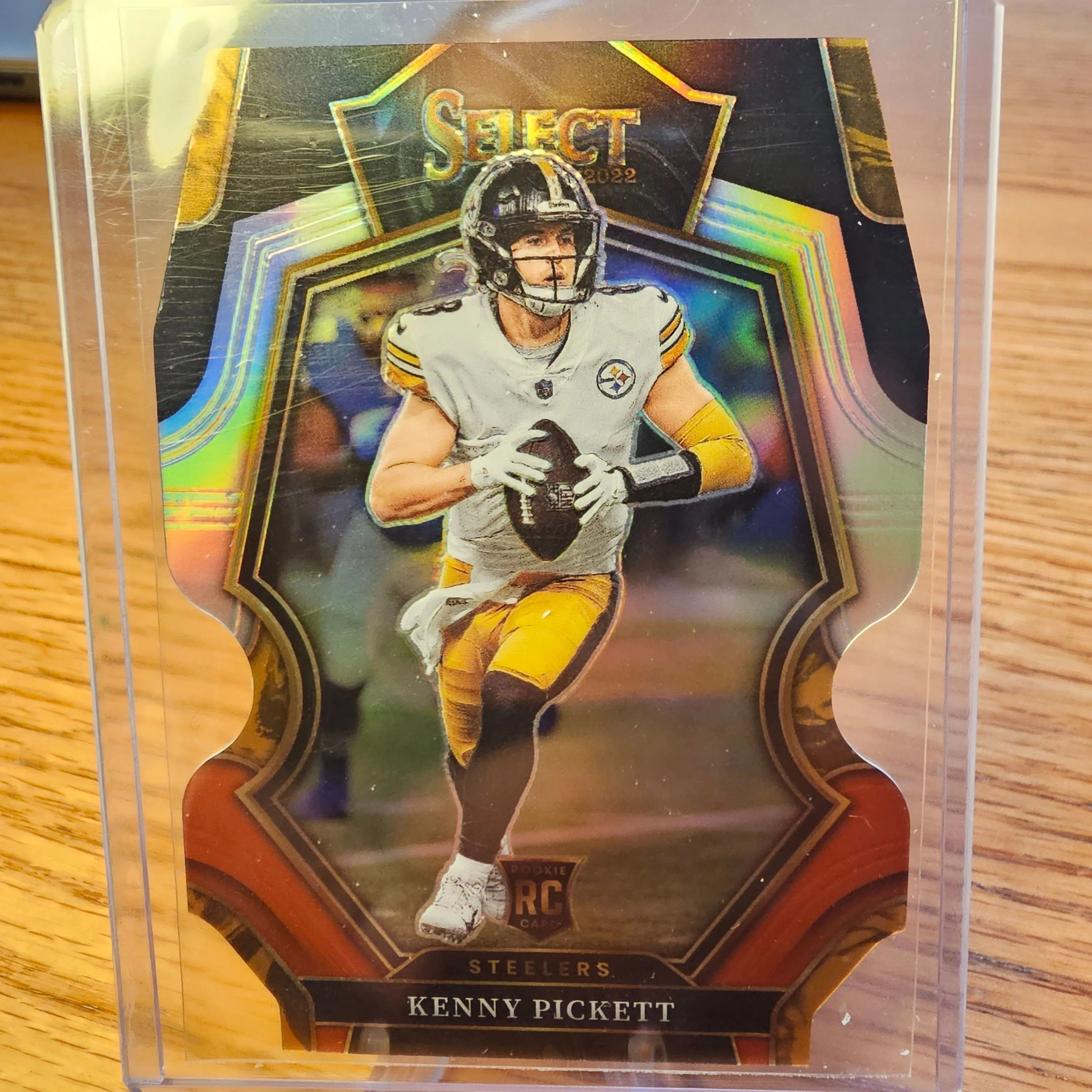 Product image for 2022 Select Die Cut Prizm Kenny Pickett No. 182 Premier Level RC