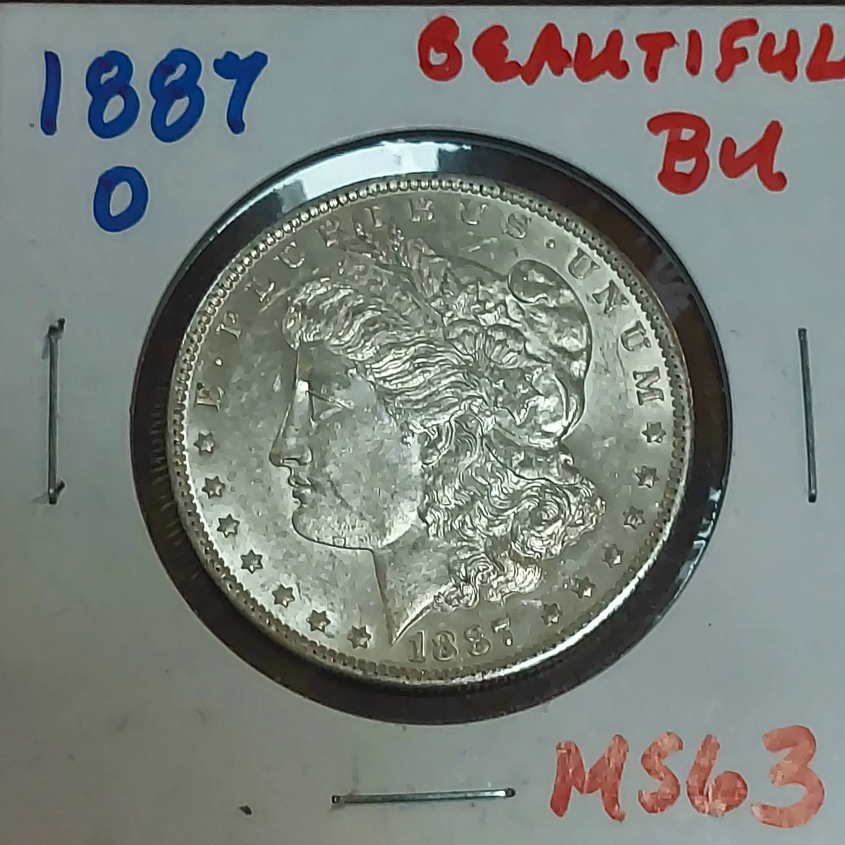 Product image for 1887-O MORGAN DOLLAR GRADING NICE BU