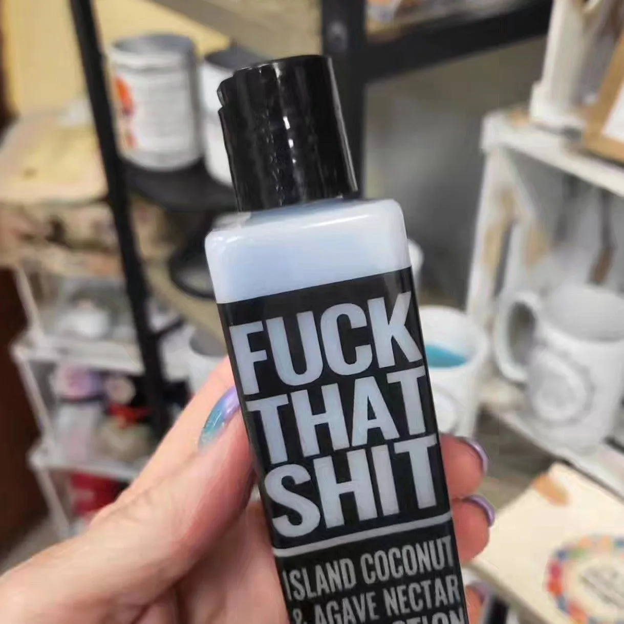 Product image for fuck that shit lotion malarkey