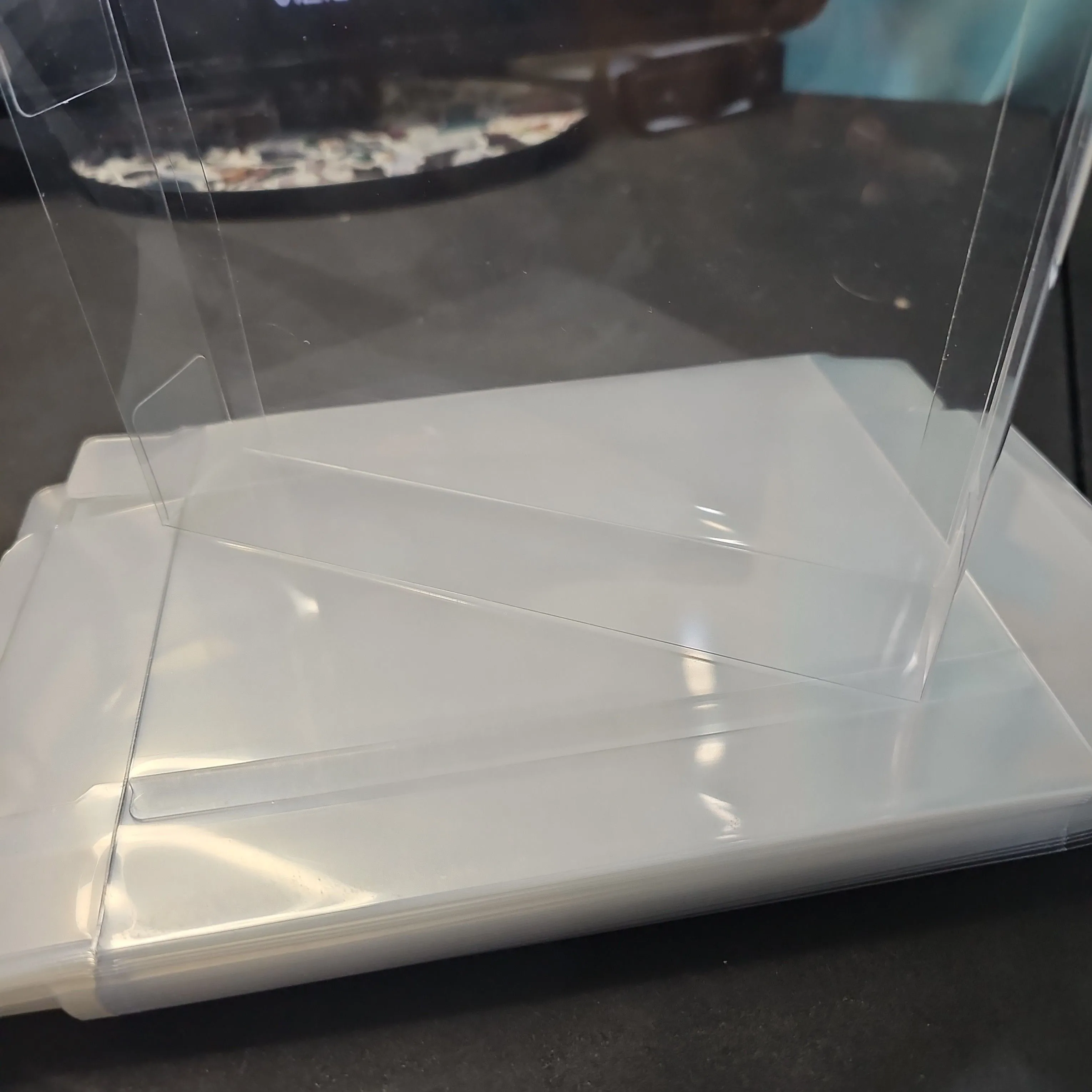 Product image for SUPER NINTENDO SNES CIB - CLEAR PLASTIC PROTECTIVE BOX PROTECTOR SLEEVE CASE
