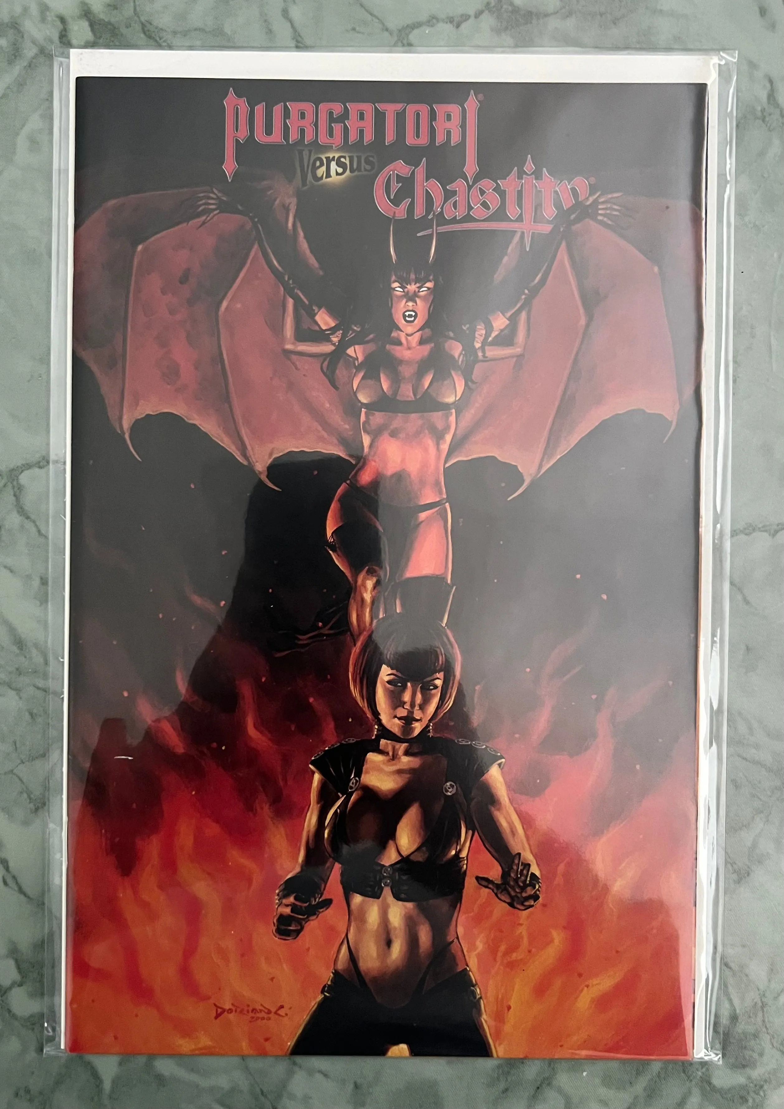 Product image for PURGATORI VS CHASTITY 1 DYNAMIC FORCES COVER