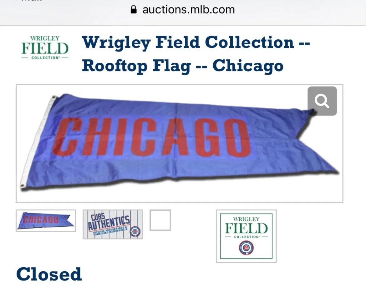 Product image for Wrigley Rooftop Flag