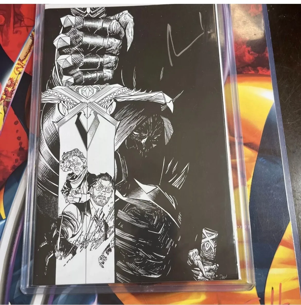 Product image for Once and Future #1 Ultimate Exclusive Dan Mora B&W Sketch 1st Variant Boom 2019 NM