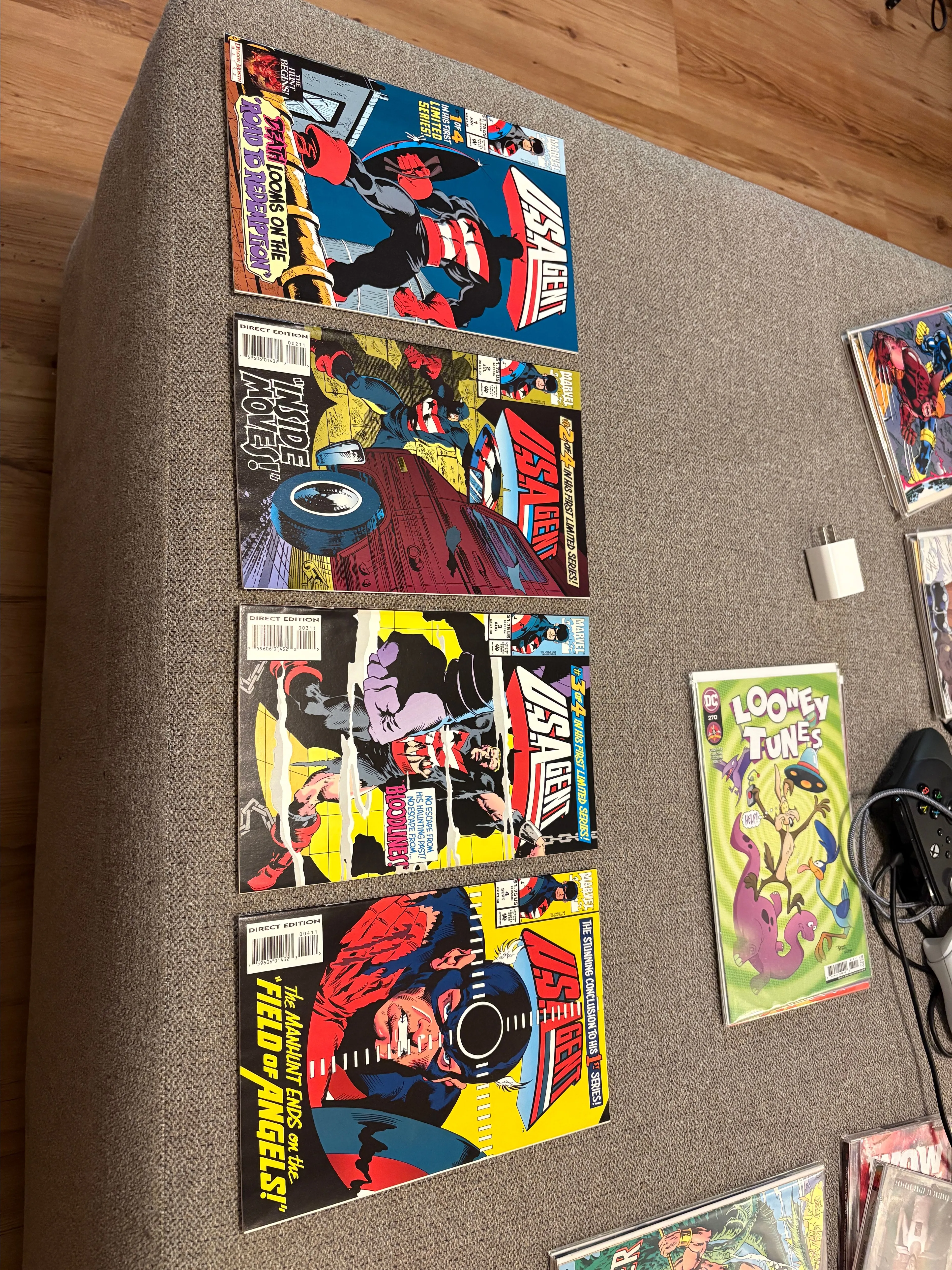 Product image for U.S. Agent #1-4 (1993) Marvel Comics Complete Set Origin of John Walker.