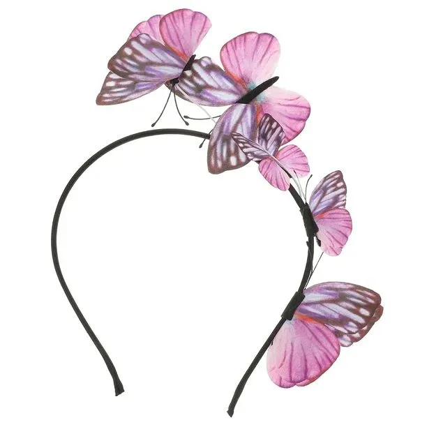 Product image for Claire's Raindrops Pink Butterfly headband