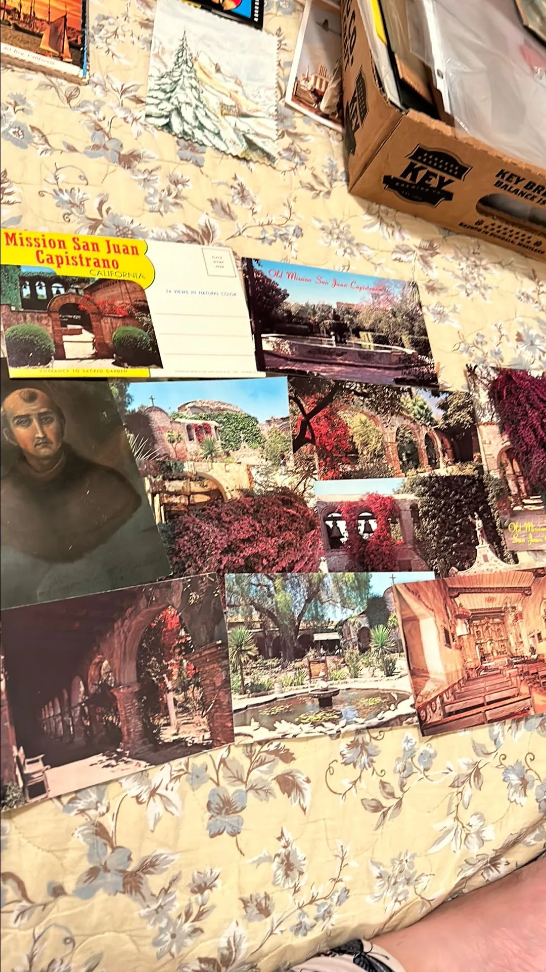 Product image for Mission San Juan Capistrano Calif postcards & Book