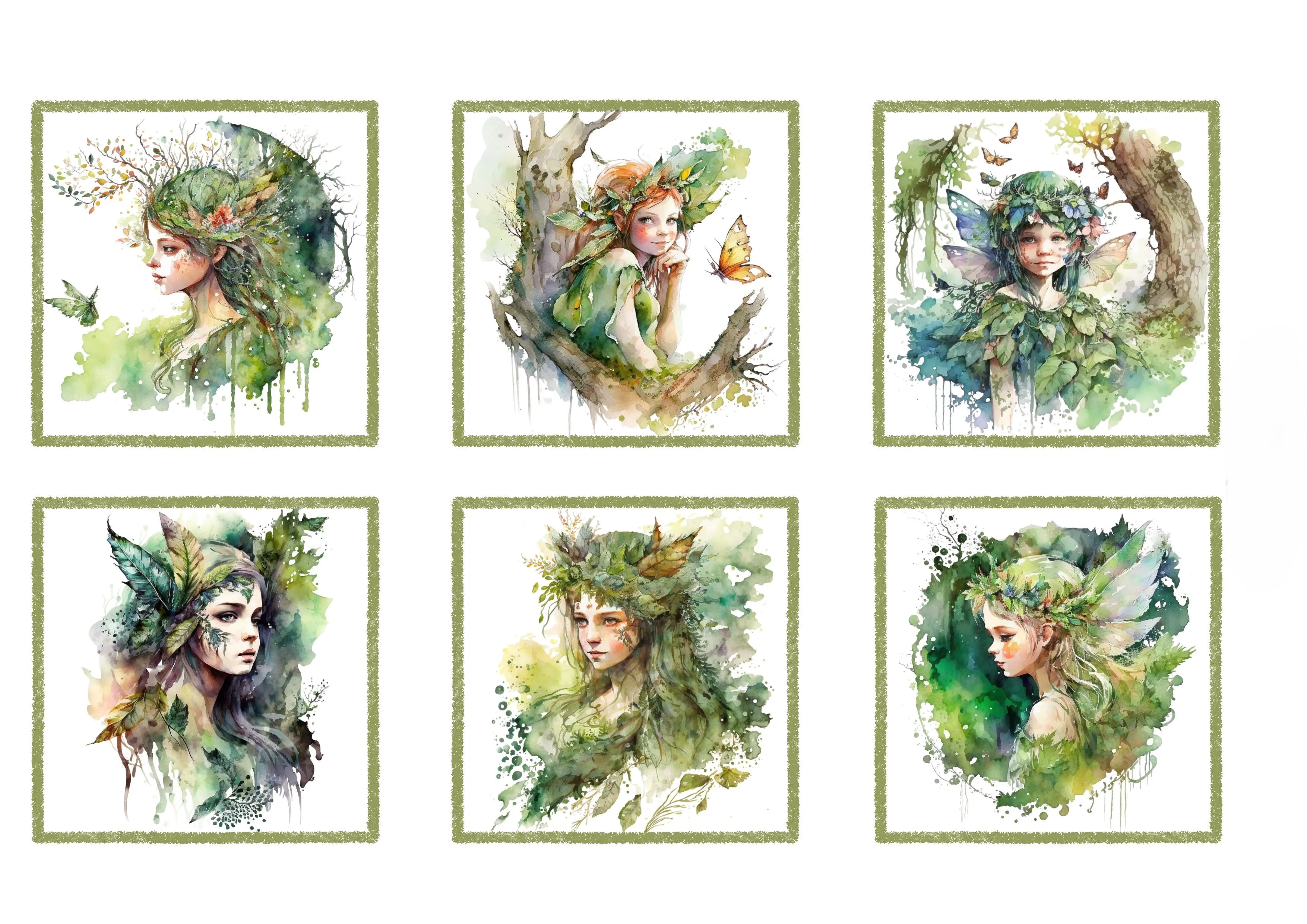 Product image for A222. Fairy Girls & Library Cards