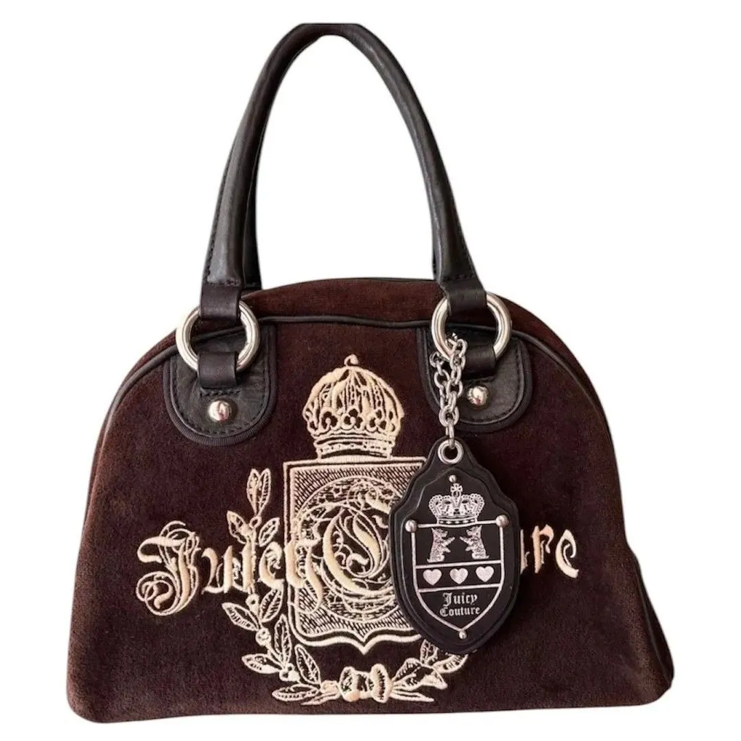 Product image for 01. Brown Juicy Couture Bowler Bag