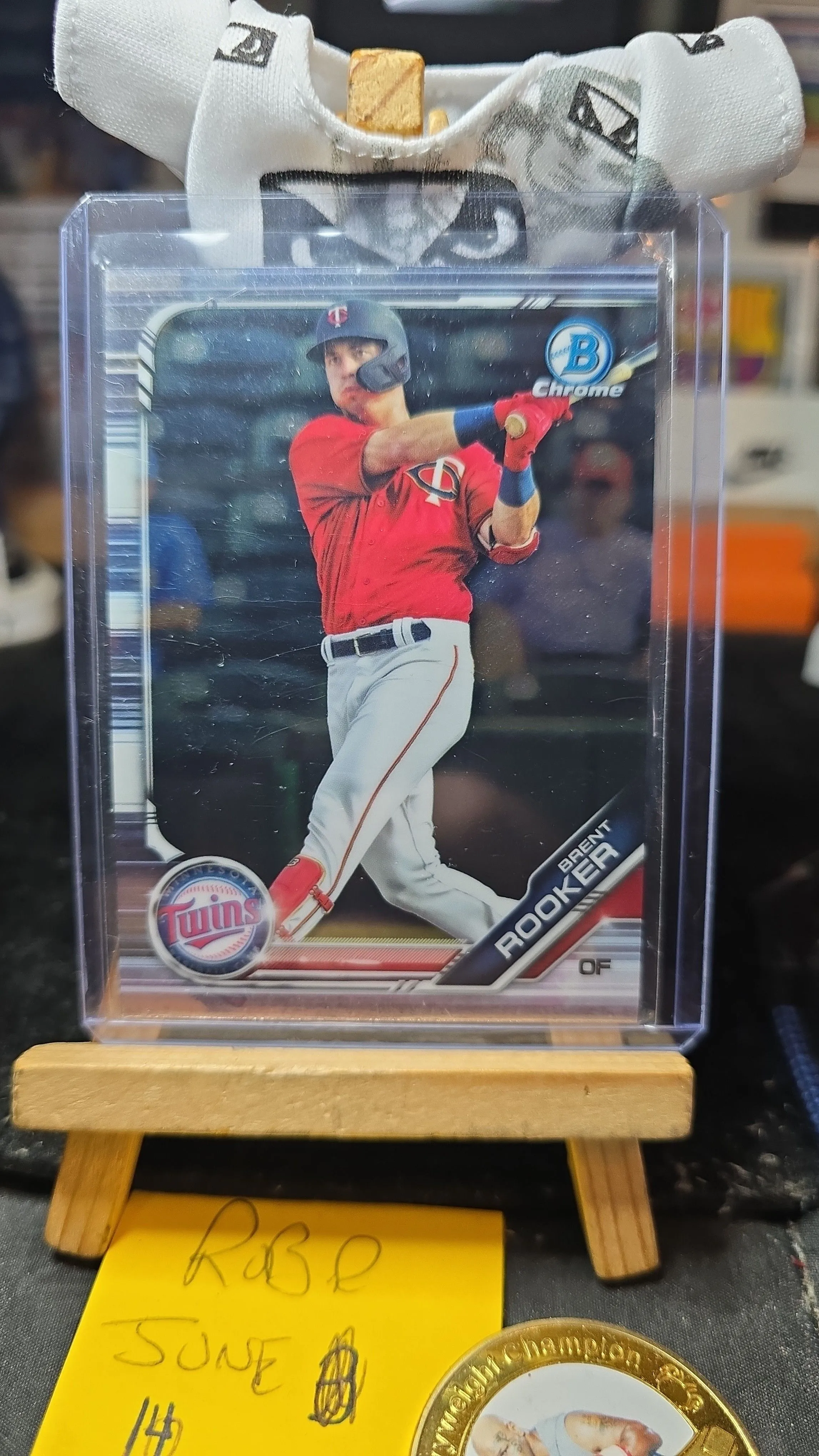 Product image for 2018 topps bowman draft class BRENT ROOKER pre-RC