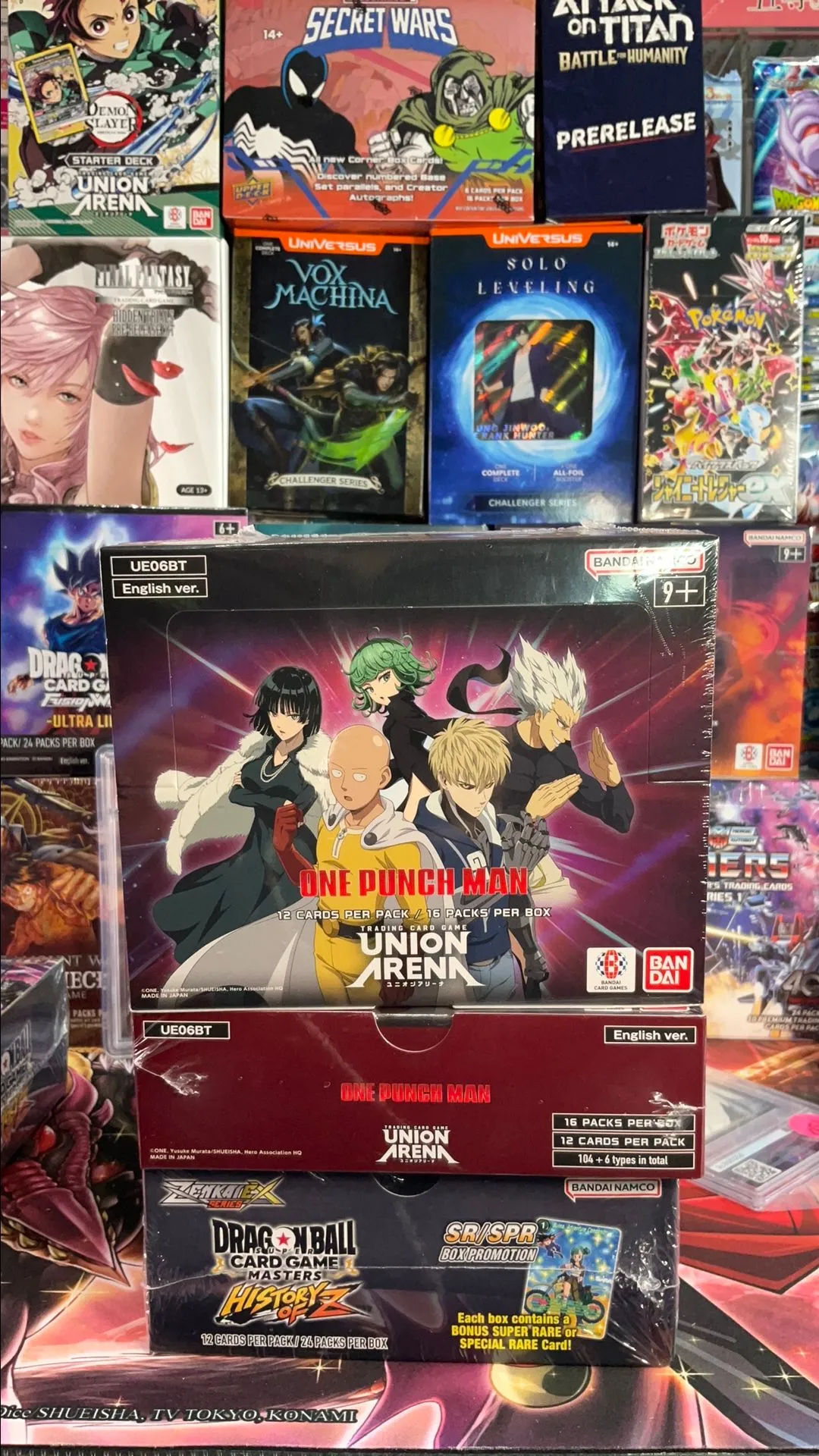 Product image for 1 Union Arena One Punch Man Box!!