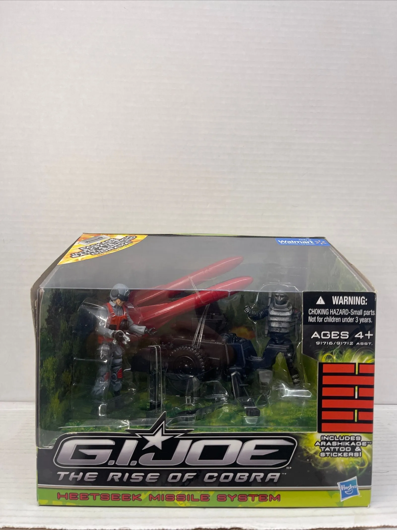 Product image for GI Joe Rise of Cobra Heetseek Missile System & Scrap Iron Wal Mart Exclusive