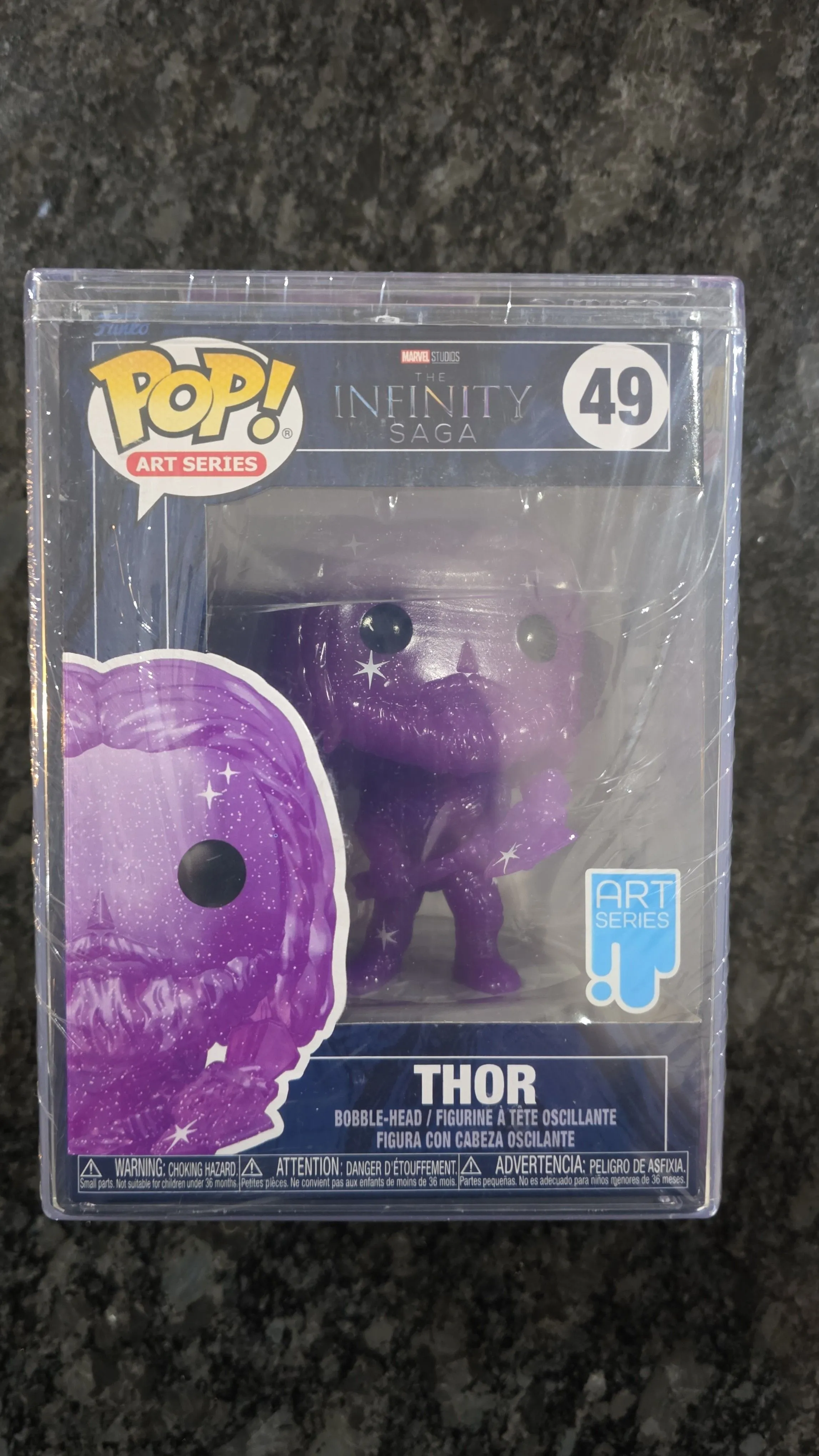 Product image for Funko Pop Thor Purple (Art Series) #49