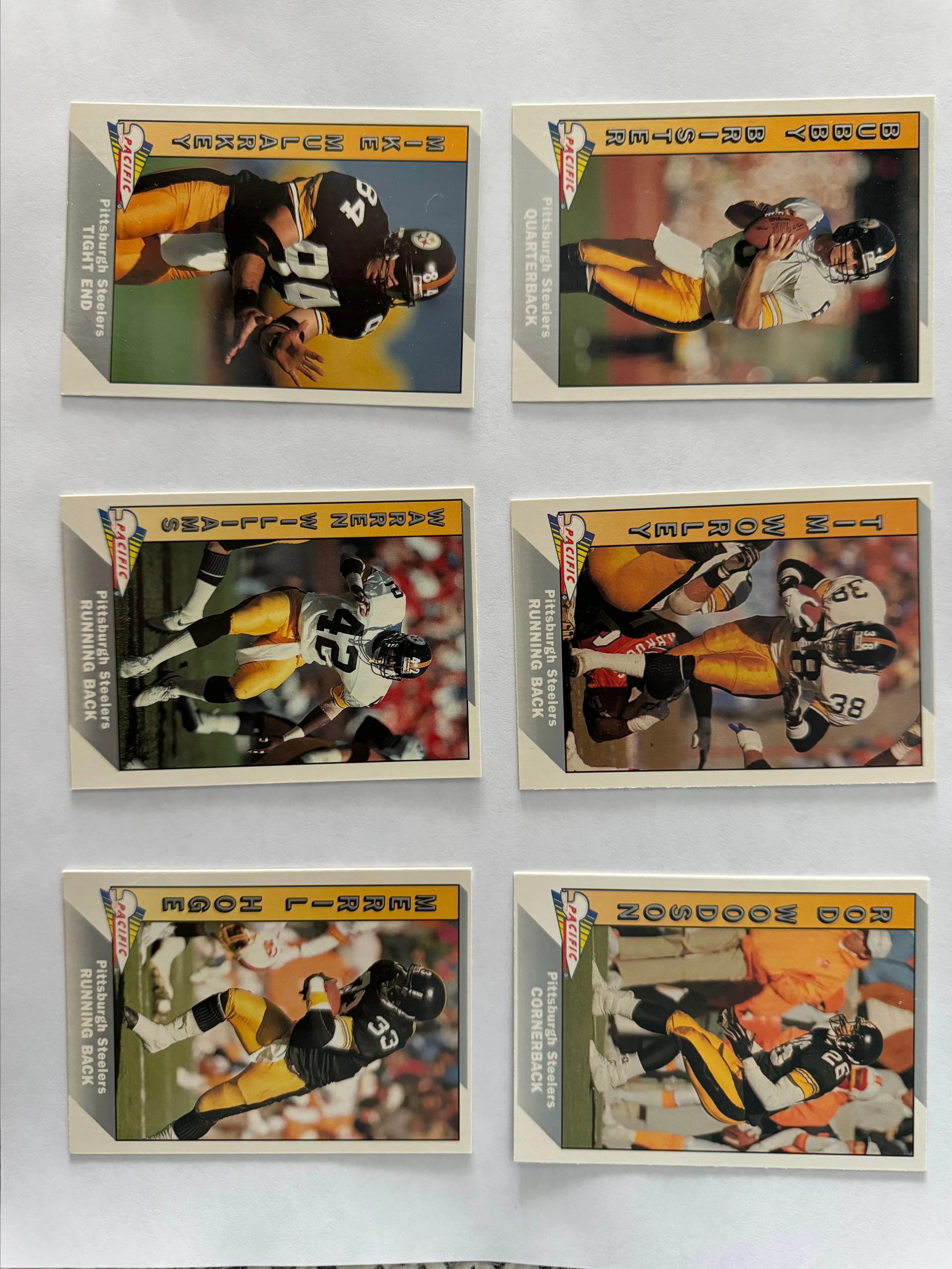 Product image for 1991 Pacific Steelers Only Lot