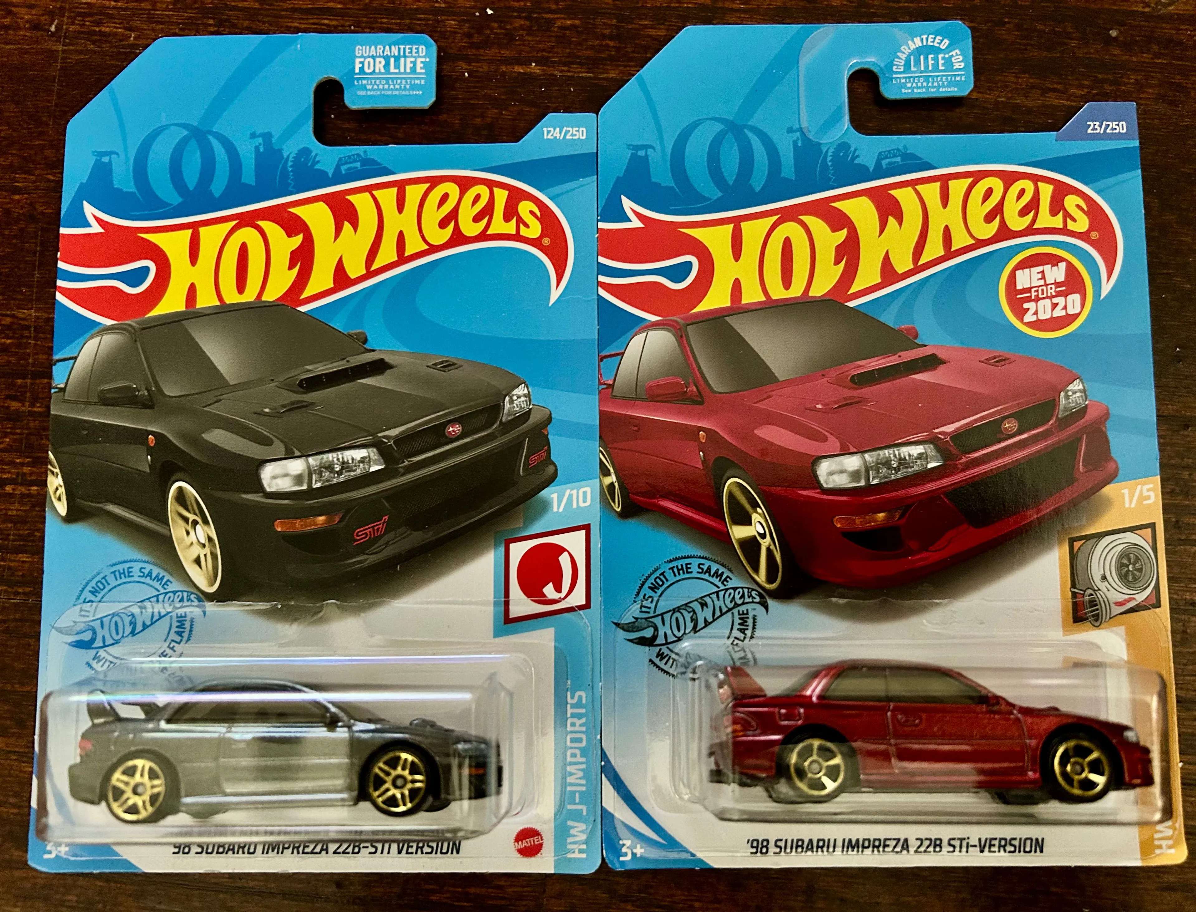 Product image for Hot Wheels '98 Subaru Impreza 22B STi Version, J-Imports 1/10