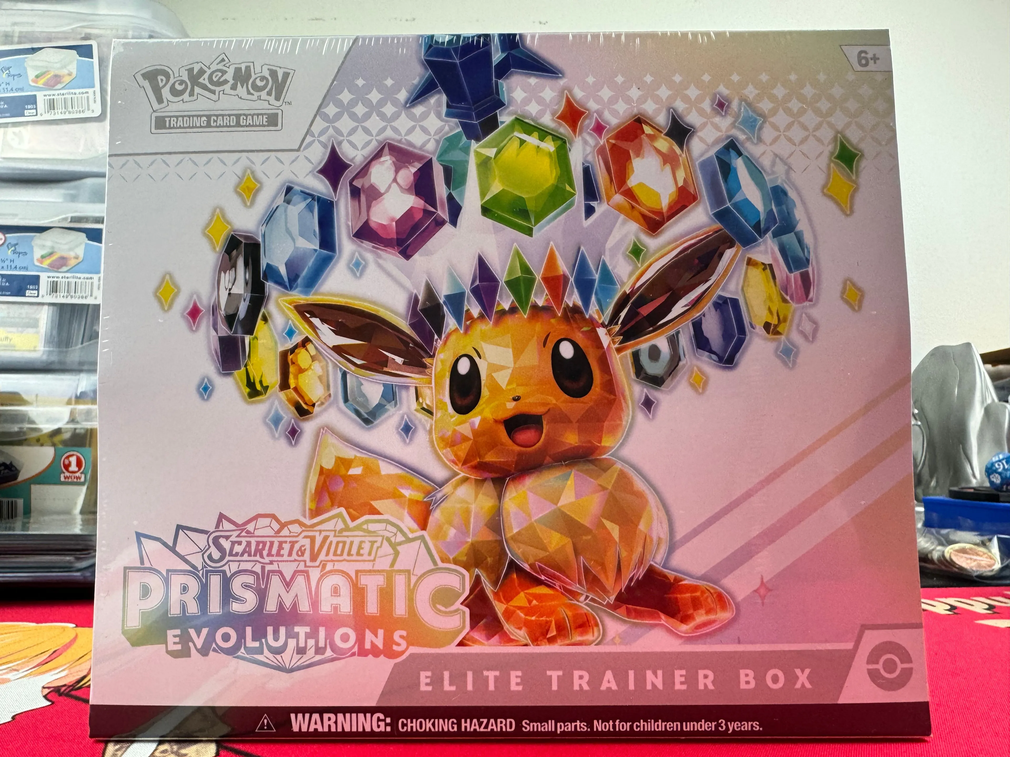 Product image for Pokémon Prismatic Evolutions Elite Trainer Box
