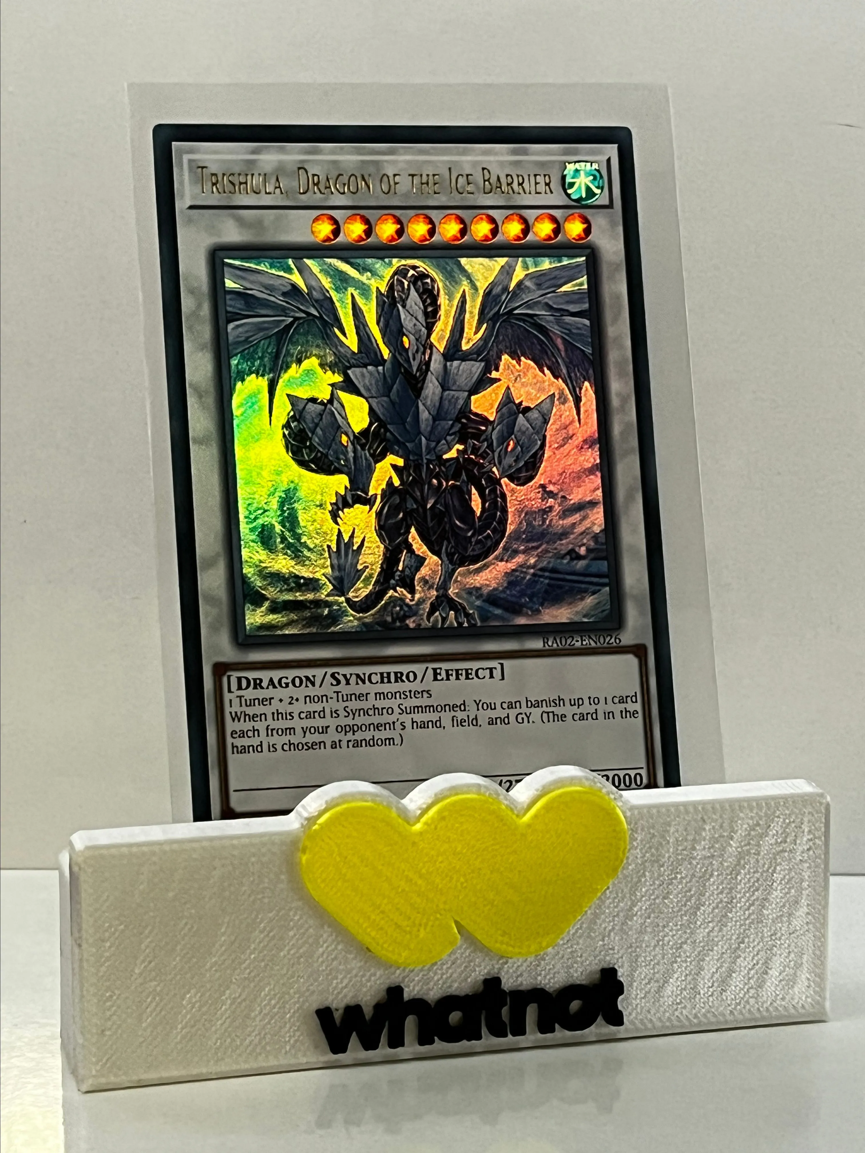 Product image for YUGIOH TRISHULA DRAGON OF THE ICE BARRIER RA02-EN026 1ST 25TH QUARTER CENTURY